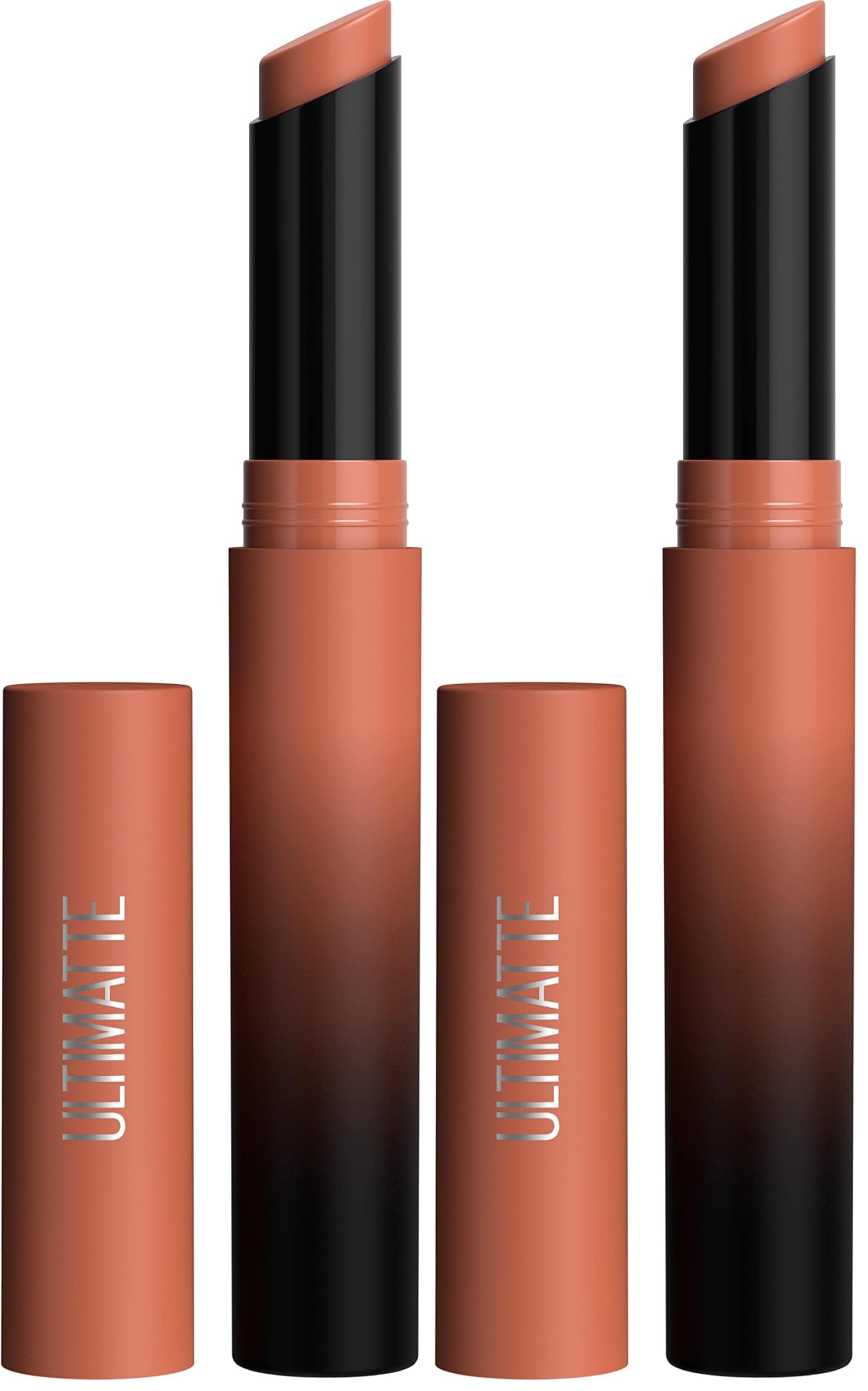 Maybelline Color Sensational Ultimatte Matter Lippenstift, nicht austrocknend, intensive Farbpigmente, More Truffle, Kakaobraun, 1 Stück
