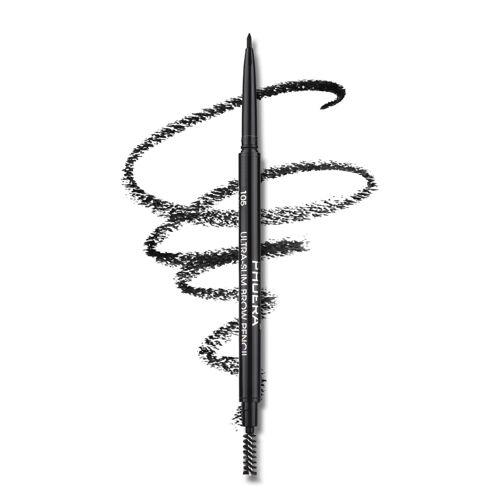 Eyebrow Pencil Natural Look,Black Eyebrow Pencil Easy To Use,Brow Pencil Long-Lasting,Waterproof Precise Application,Vegan & Cruelty-Free 0.08g (103#Dark Brown)