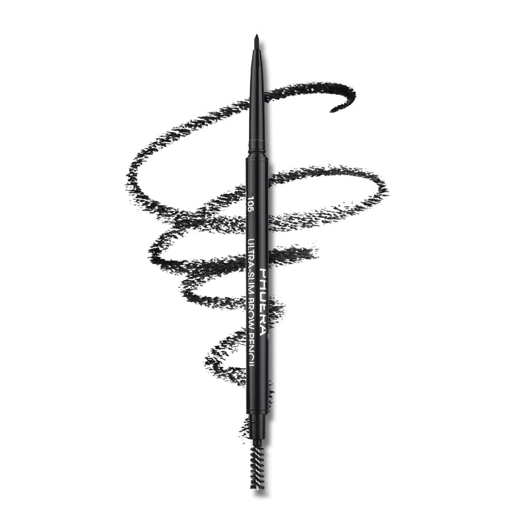 Eyebrow Pencil Natural Look,Black Eyebrow Pencil Easy To Use,Brow Pencil Long-Lasting,Waterproof Precise Application,Vegan & Cruelty-Free 0.08g (103#Dark Brown) Halalzen