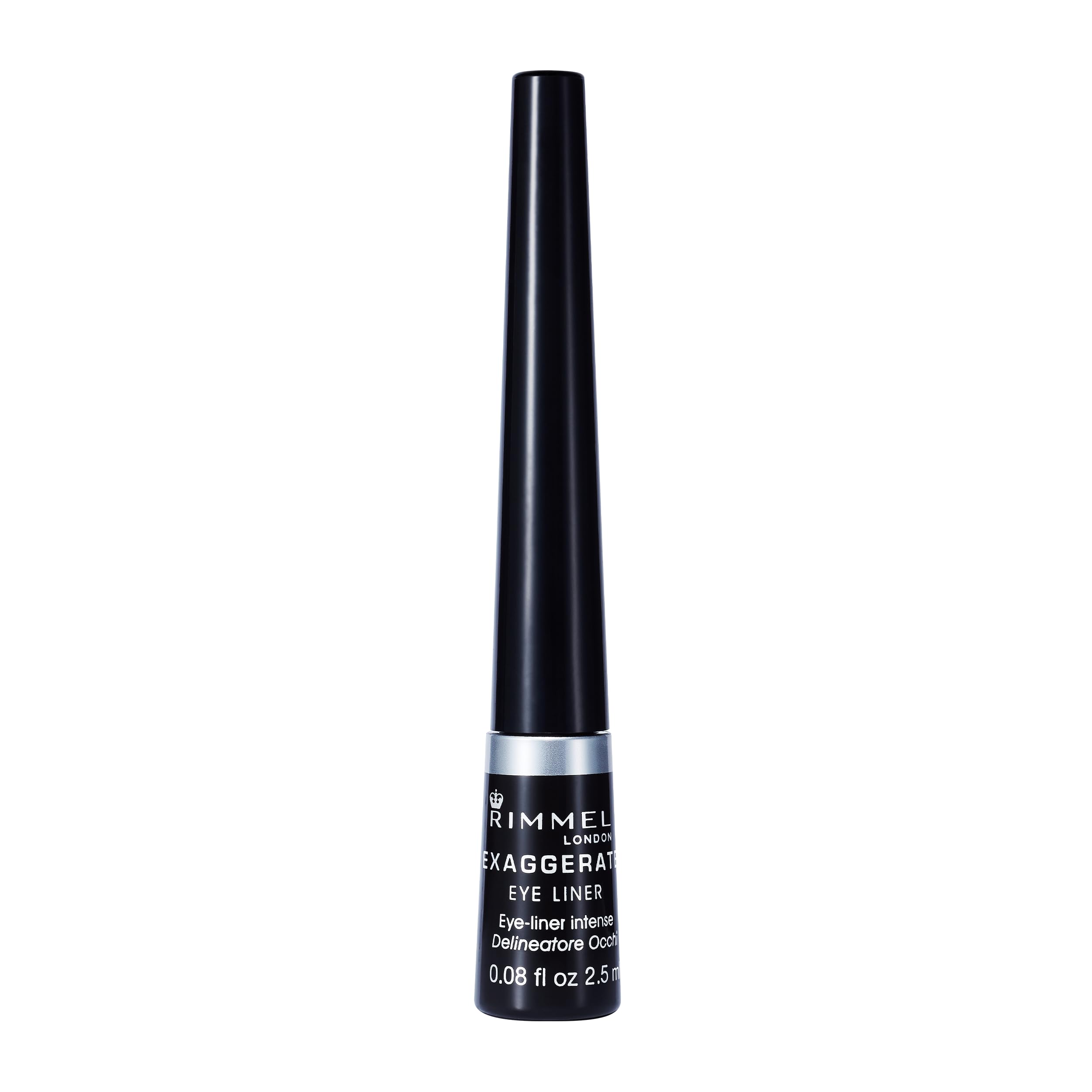 Rimmel London Exaggerate Waterproof Liquid Eyeliner, 2.5 ml, Black Halalzen