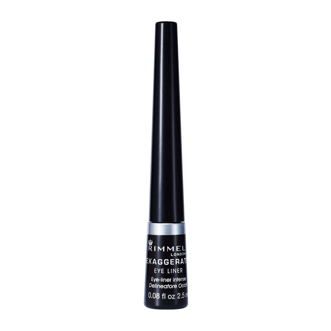Rimmel London Exaggerate Waterproof Liquid Eyeliner, 2.5 ml, Black Halalzen