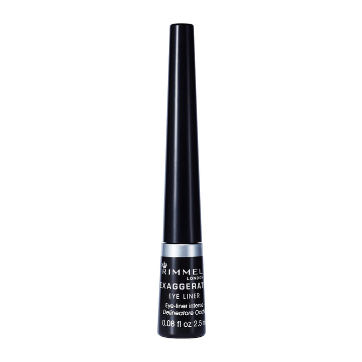 Rimmel London Exaggerate Waterproof Liquid Eyeliner, 2.5 ml, Black Halalzen