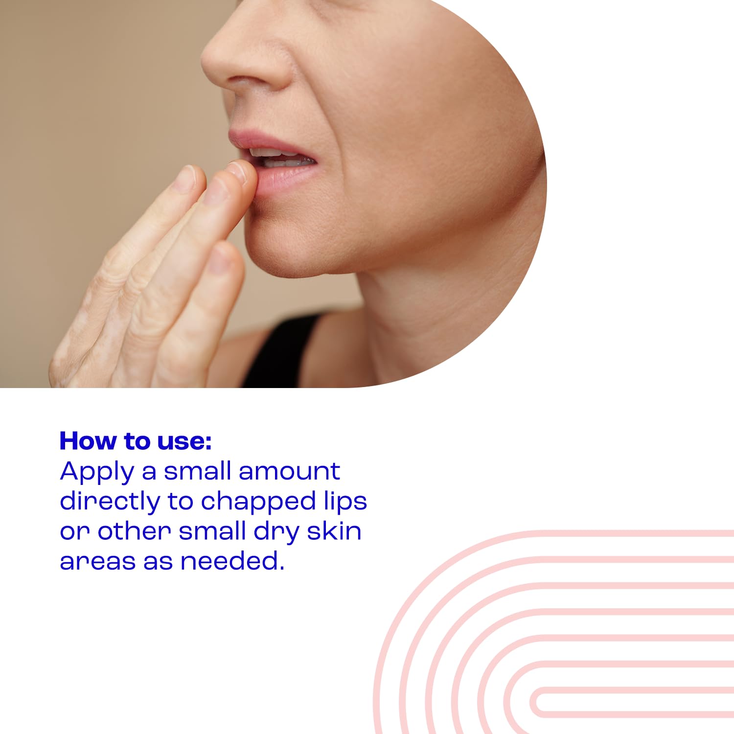 E45 Lips & Dry Skin Lip Balm - Moisturising Natural Lip Balm for Dry & Cracked Lips and Skin - Hydrating and Nourishing Lips Balm with Vitamin E - E45 Cream Lipbalm for Chapped Lips - 30ml