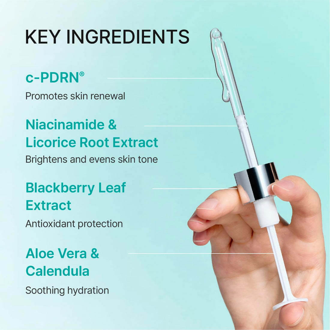 REJURAN® Dual Effect Ampoule, DOT DUAL c-PDRN® - Salmon DNA Face Serum for Deep Rejuvenation, Wrinkle Care, Firming, Skin Elasticity with Visible Anti-Aging Results. Korean Skincare (1.01 fl oz) Halalzen