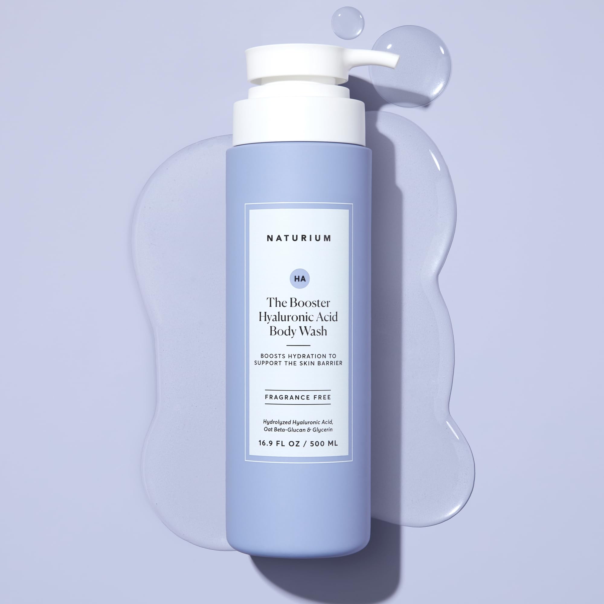 Naturium The Smoother Glycolic Acid Exfoliating Body Wash, Soft & Smoothing Cleanser | 16.9 FL OZ / 500 ML