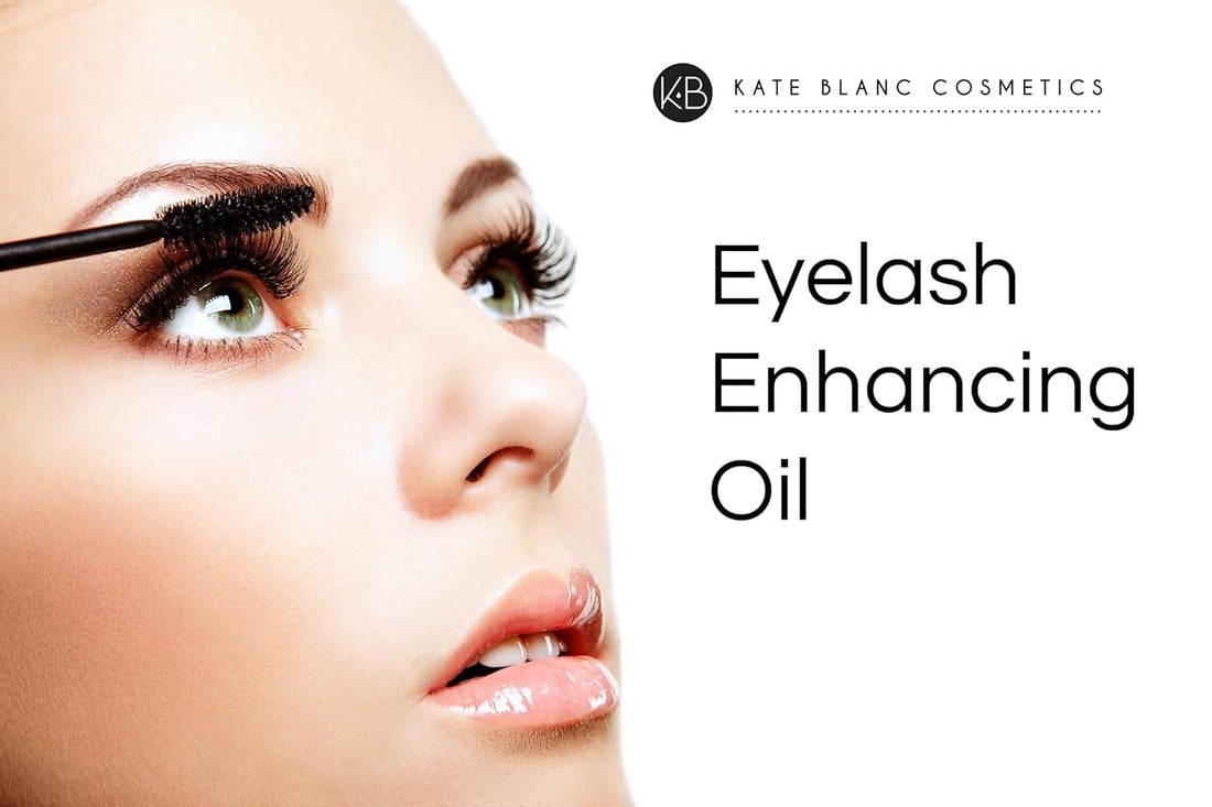 Kate Blanc Cosmetics Castor Oil Organic for Hair, Lashes, Face, Skin (2oz), 100% Pure, Cold Pressed, Hexane Free Hair Oil. Lash Serum for Thicker-Looking Eyelashes & Eyebrows Halalzen