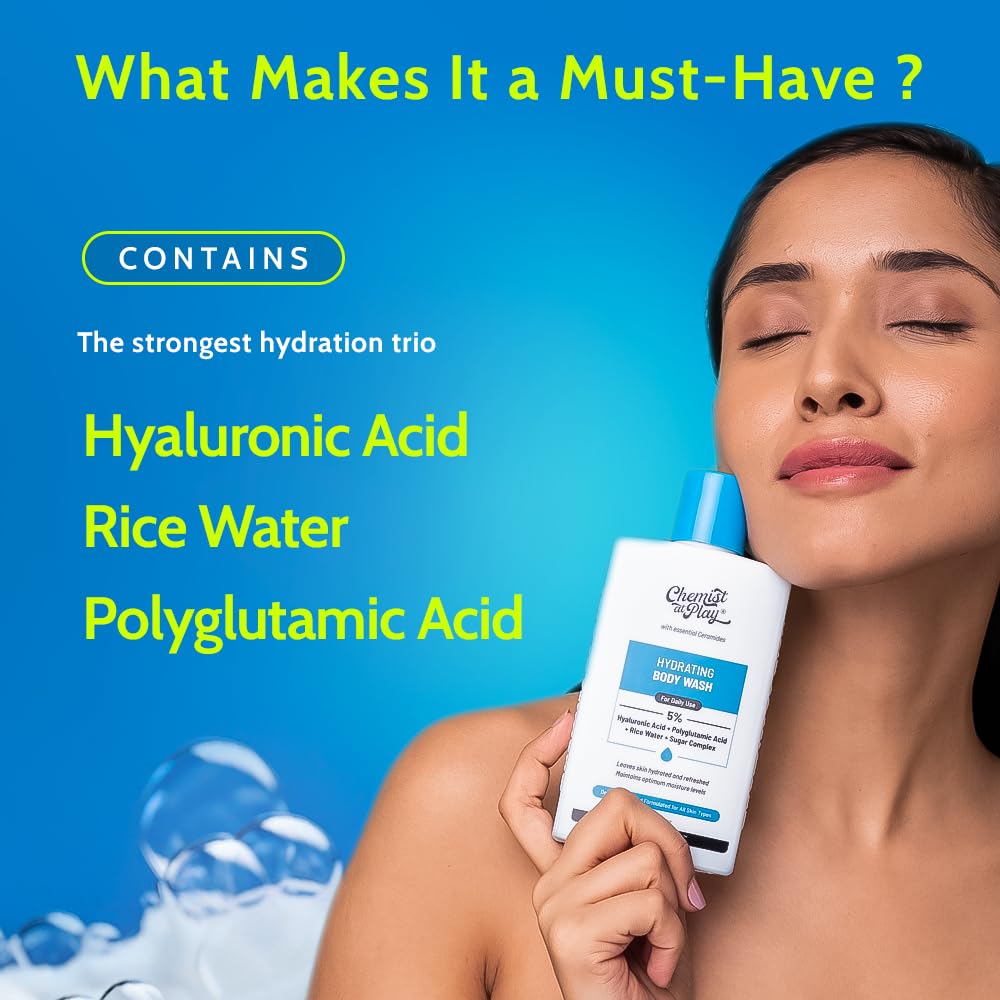 Chemist at Play Brightening Body Wash | Alpha Arbutin & Vitamin C | Fades Dark Spots & Evens Skin Tone | Glycolic Acid | Sulphate Free | 236ml