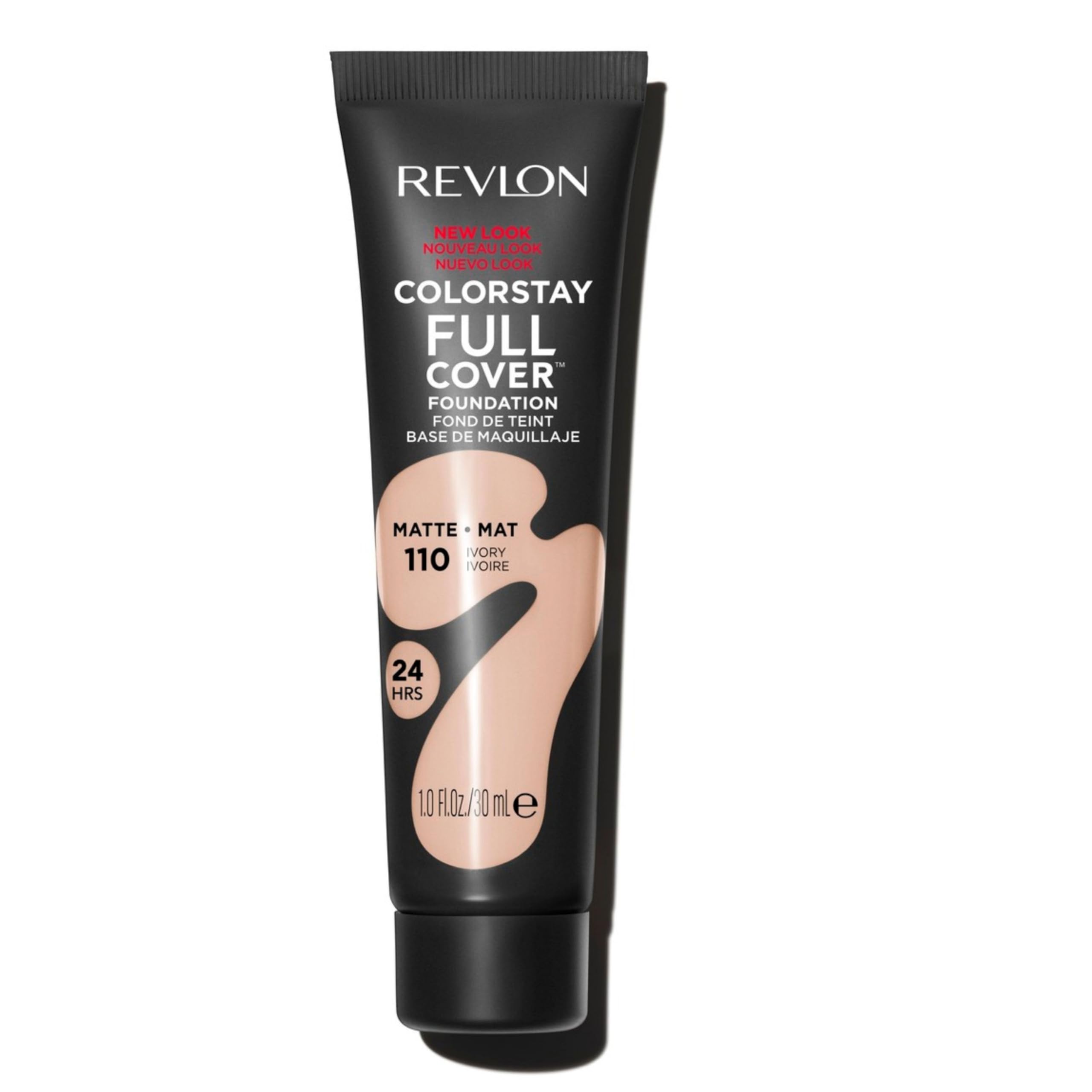 Revlon ColorStay Full Cover Longwear Matte Foundation, Heat & Sweat Resistant Lightweight Face Makeup, Buff (150), 30ml Halalzen