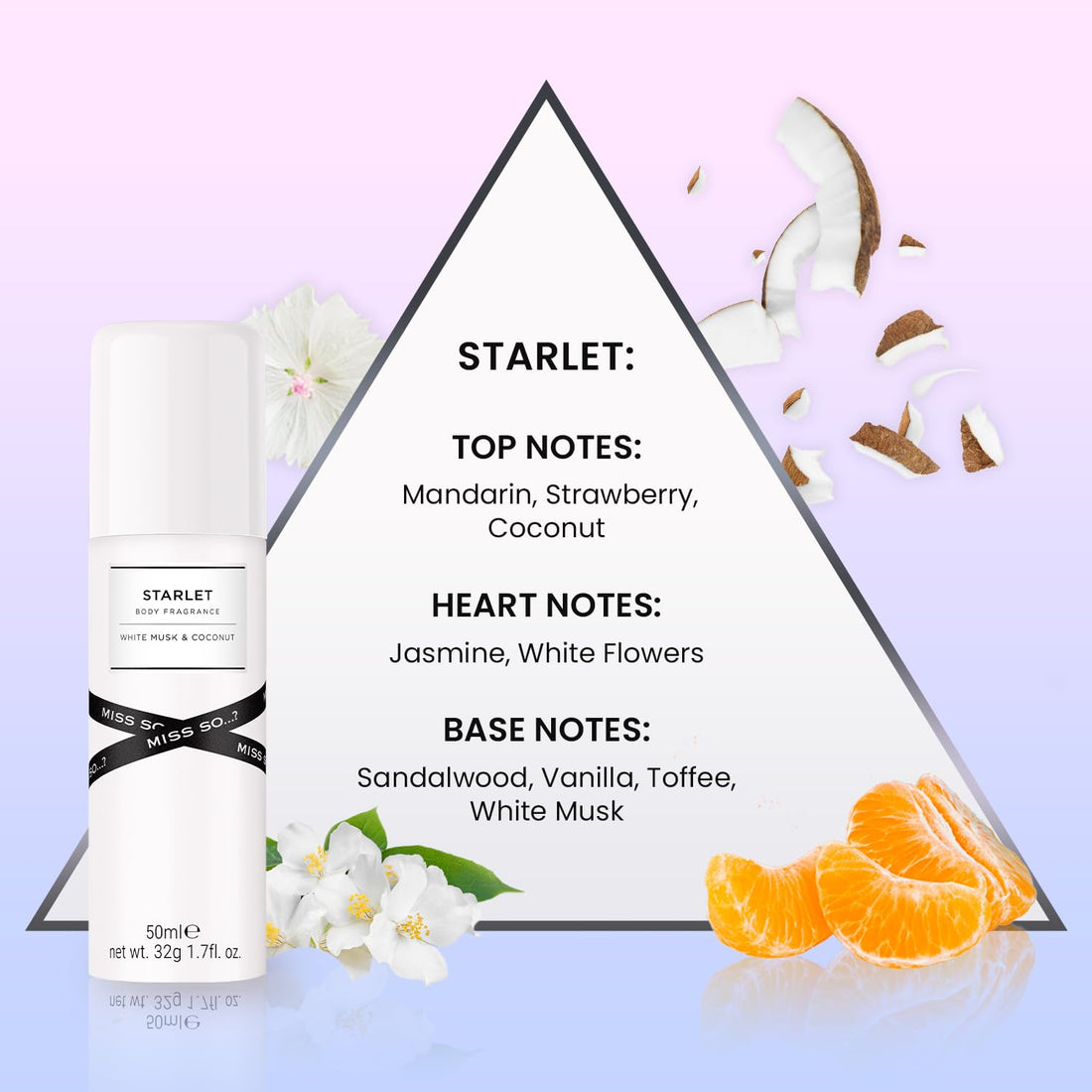 Miss So...? Mini Galore Womens Body fragrance Gift Set 4x50ml Halalzen