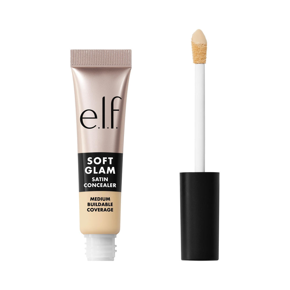 e.l.f. Soft Glam Satin Concealer, Medium Coverage for Blemishes & Under-Eye, Crease-Resistant, Long-Lasting, Vegan & Cruelty-Free, 13 Fair Neutral Halalzen