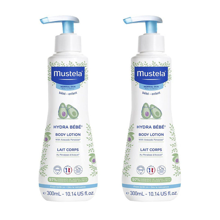 Mustela Hydra Bebe Body Lotion - Daily Moisturizing Baby Lotion with Natural Avocado, Jojoba & Sunflower Oil – Various Sizes Halalzen