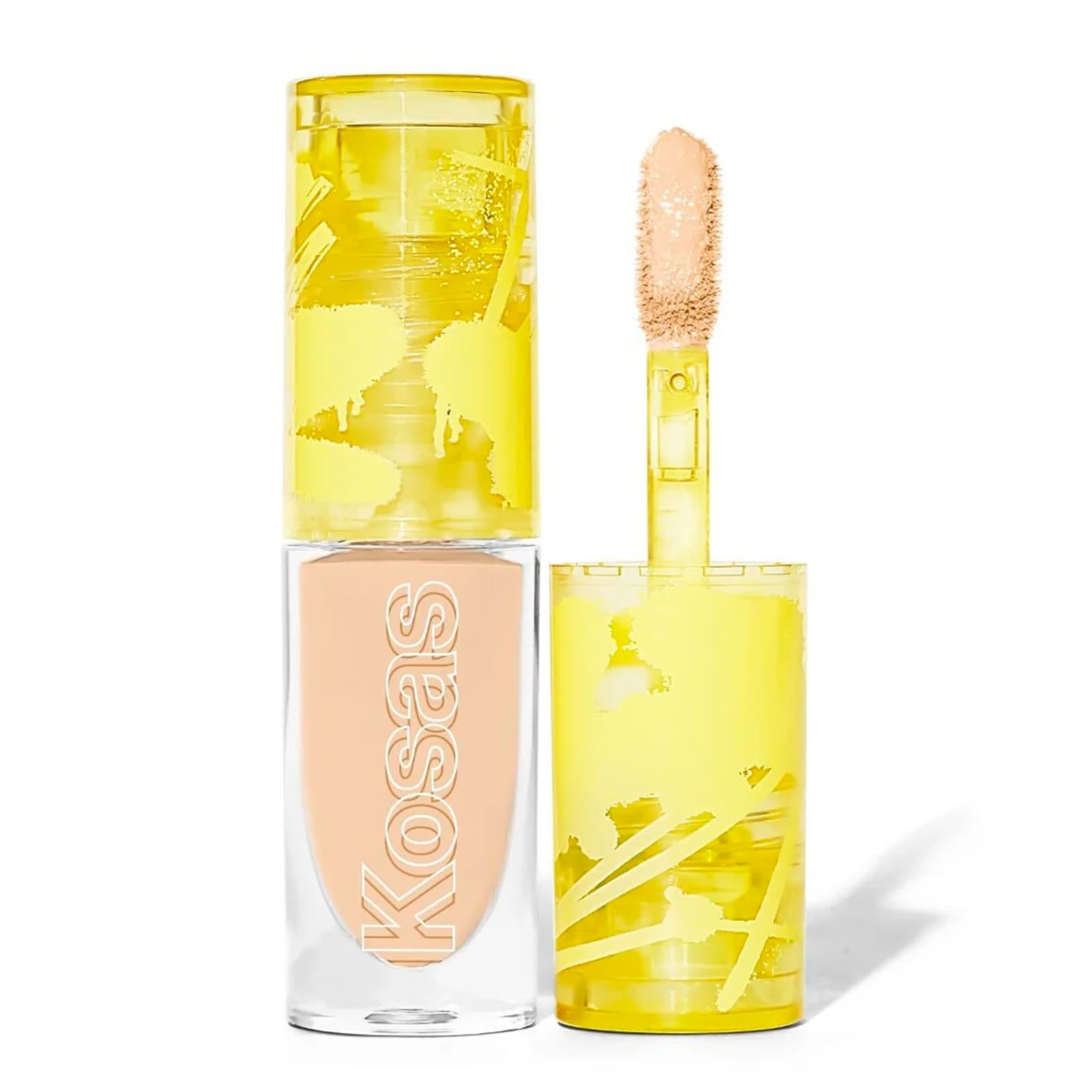 Kosas Mini Revealer Concealer - Medium Coverage Makeup, Conceals Dark Circles Under the Eyes, Dark Spots and Blemishes (Tone 1.5)