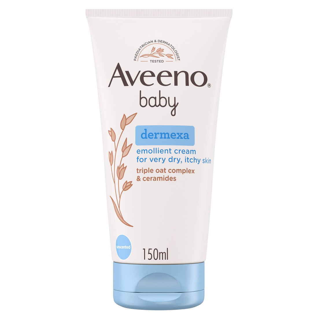 Aveeno Baby Dermexa Emollient Cream Baby Lotion Dry & Itchy Skin (1 x 150ml) Halalzen