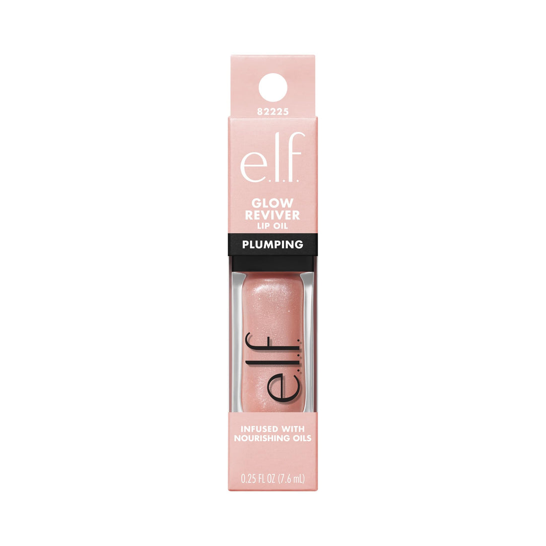 e.l.f. Glow Reviver Plumping Lip Oil, Tinted Lip Plumper for a High-Shine, Plump Finish, Infused with Jojoba Oil, Vegan & Cruelty-Free, Piggy Bank
