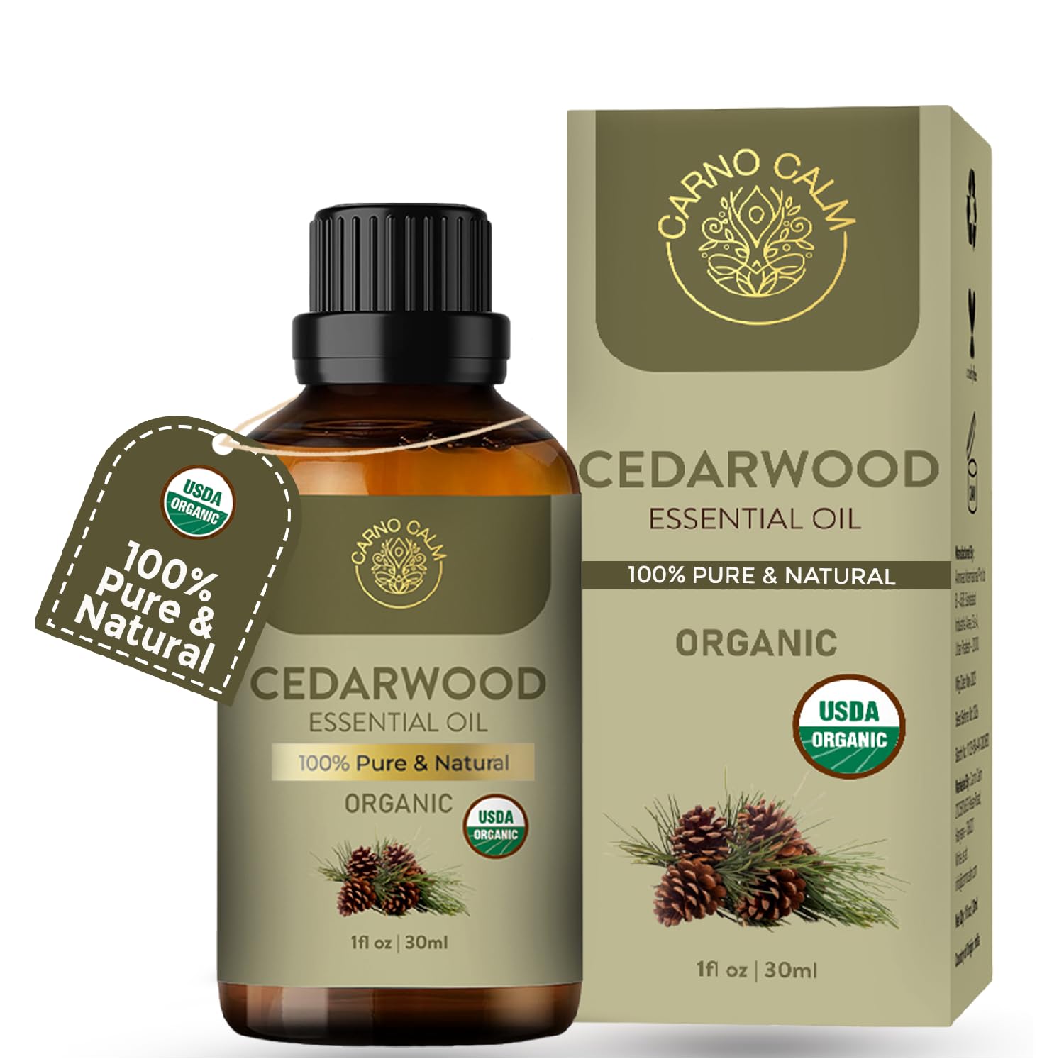 Tea Tree Essential Oil 30ml - 100% Pure & Natural Tea Tree Oil | for Nail Fungus, Hair, Face, Skin & Nails, for Aromatherapy & Diffuser | 1fl oz