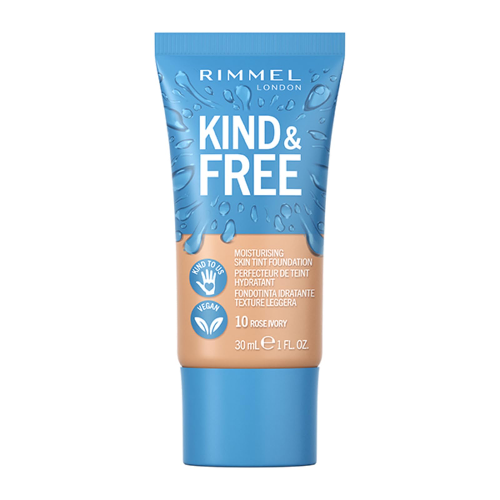 Rimmel Kind + Free Moisturising Skin Tint Foundation, Vanilla 160 Halalzen