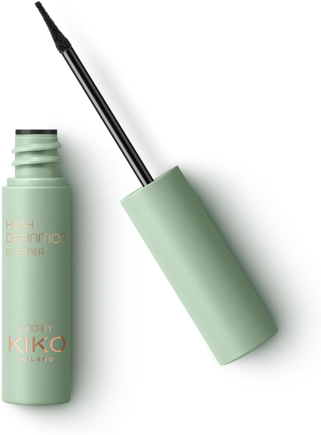 KIKO Milano Kind by KIKO High Definition Eyeliner 01, Long-Lasting Liquid Eyeliner Halalzen
