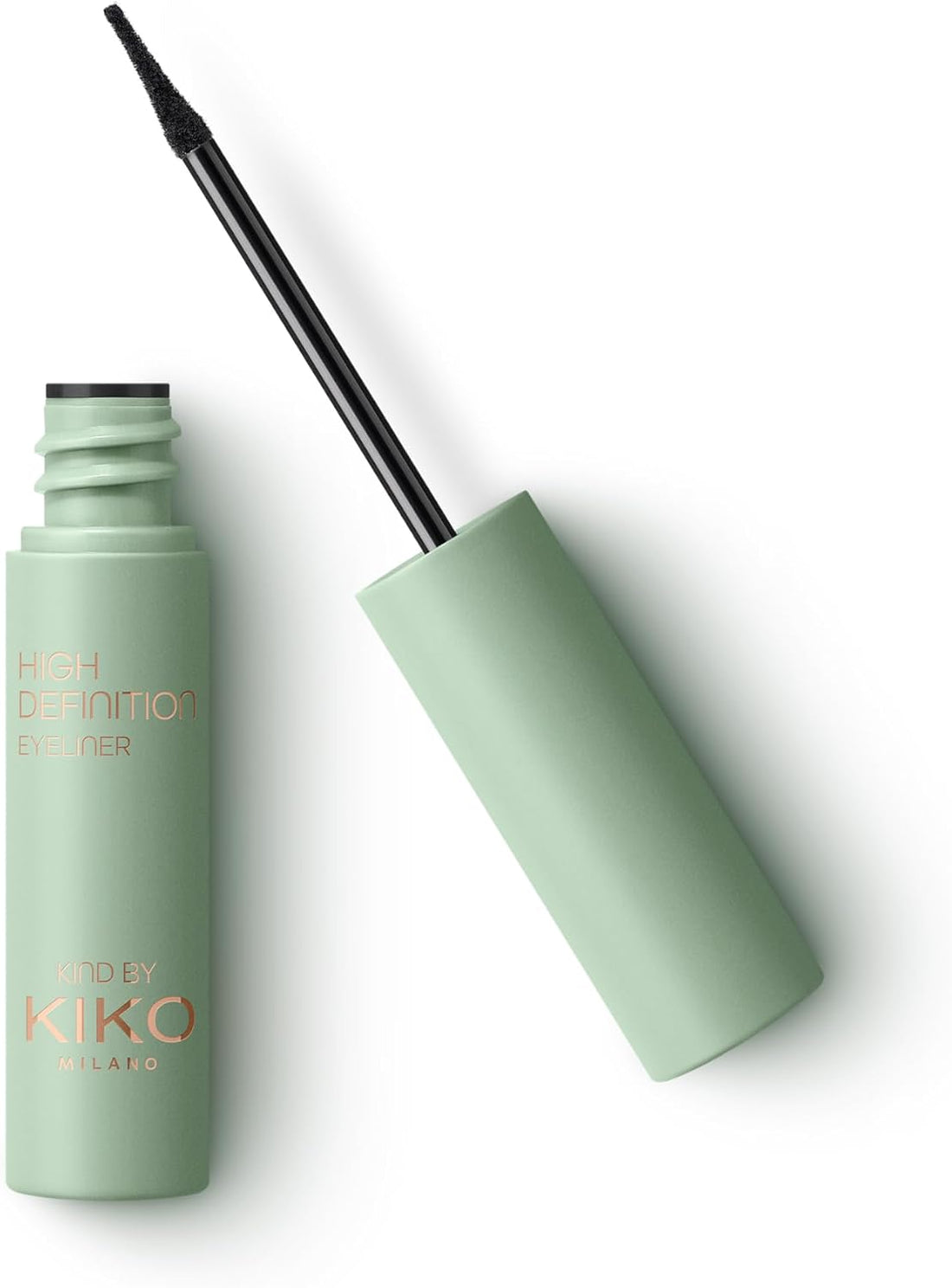 KIKO Milano Kind by KIKO High Definition Eyeliner 01, Long-Lasting Liquid Eyeliner Halalzen