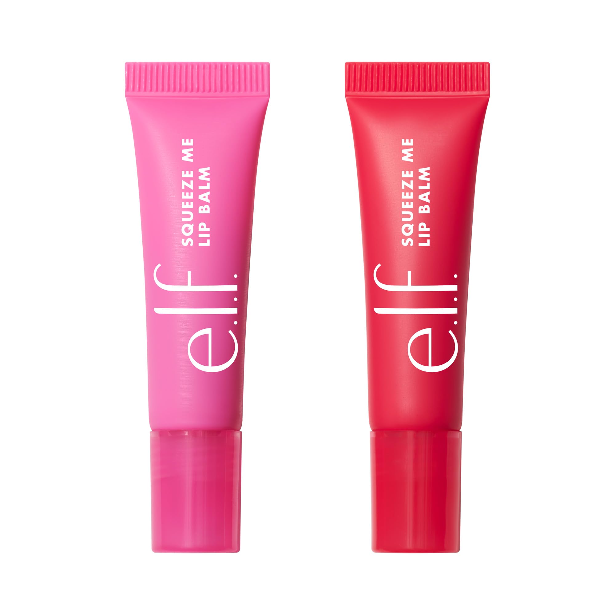 e.l.f. Squeeze Me Lip Balm Duo, Moisturizing Lip Balm for a Sheer Tint of Colour, Infused with Hyaluronic Acid, Vegan & Cruelty-Free, CHERRY/BUBBLEGUM Halalzen