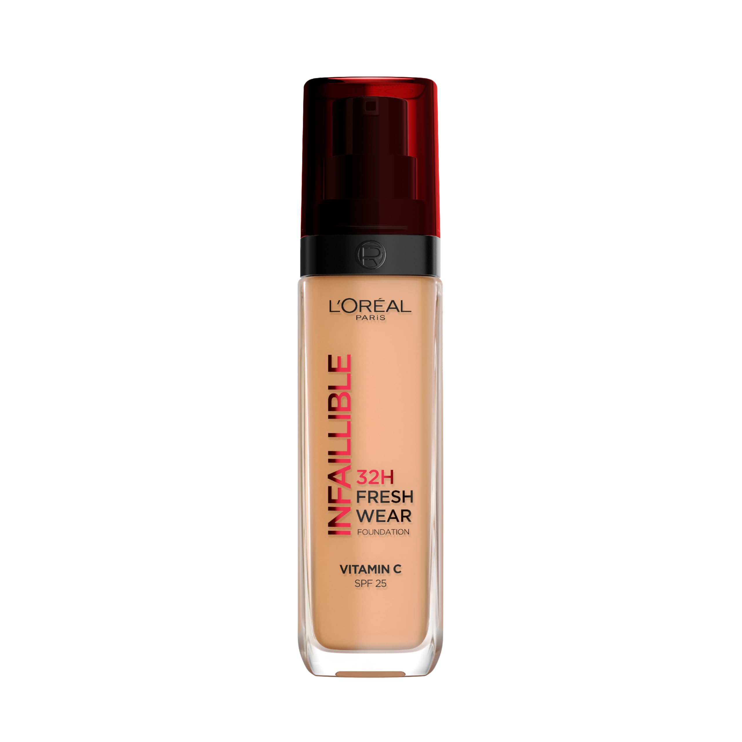 L'Oréal Paris Liquid Foundation, Full Coverage, Lasting Wear, Hydrating, Water & Transfer-Proof, Lightweight, Fresh, Dewy & Glowing Skin, 110 Vanilla Rose Halalzen