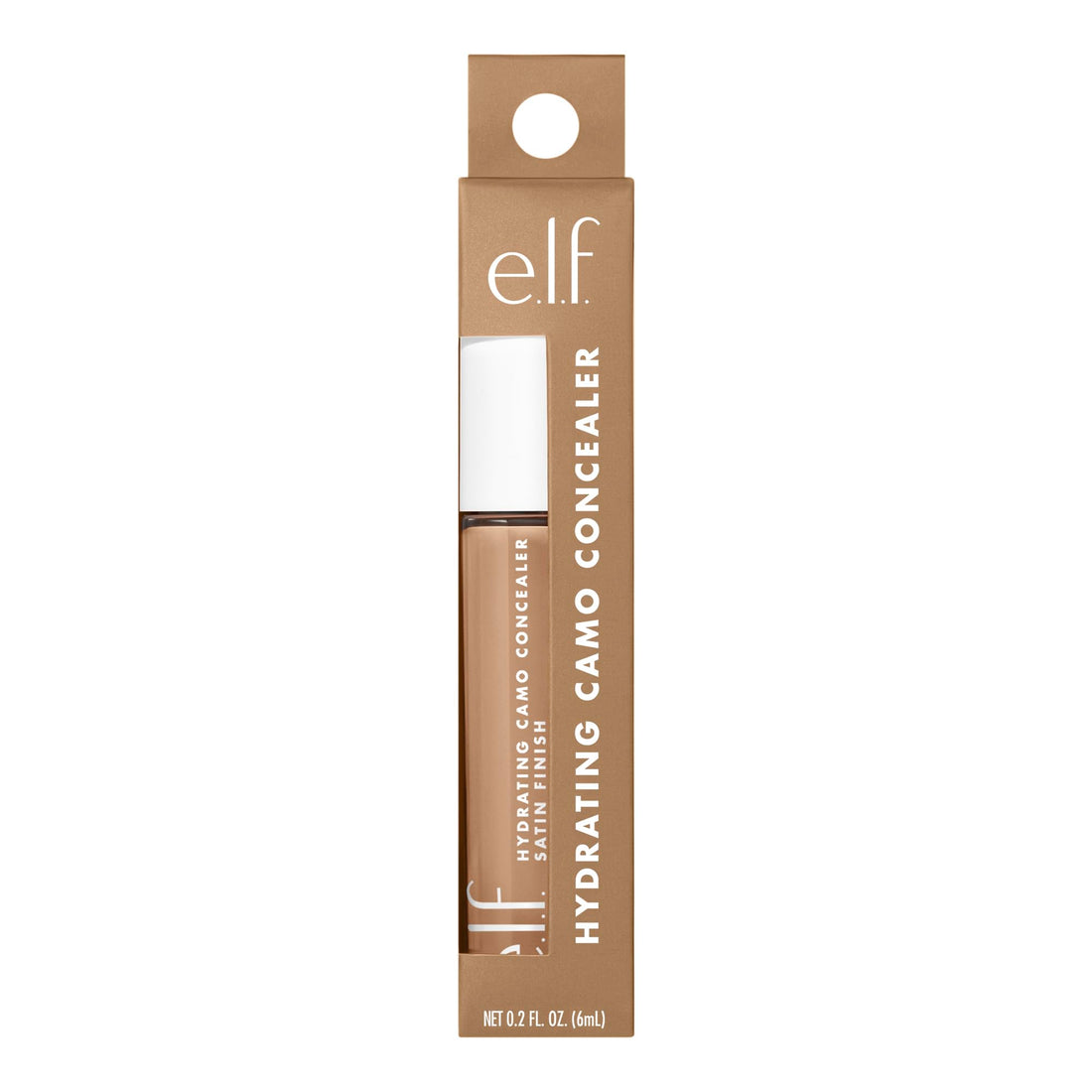 e.l.f. Hydrating Camo Concealer, Satin Finish, Conceals, Corrects & Highlights, Fair Warm, 0.203 Fl Oz (6mL) Halalzen
