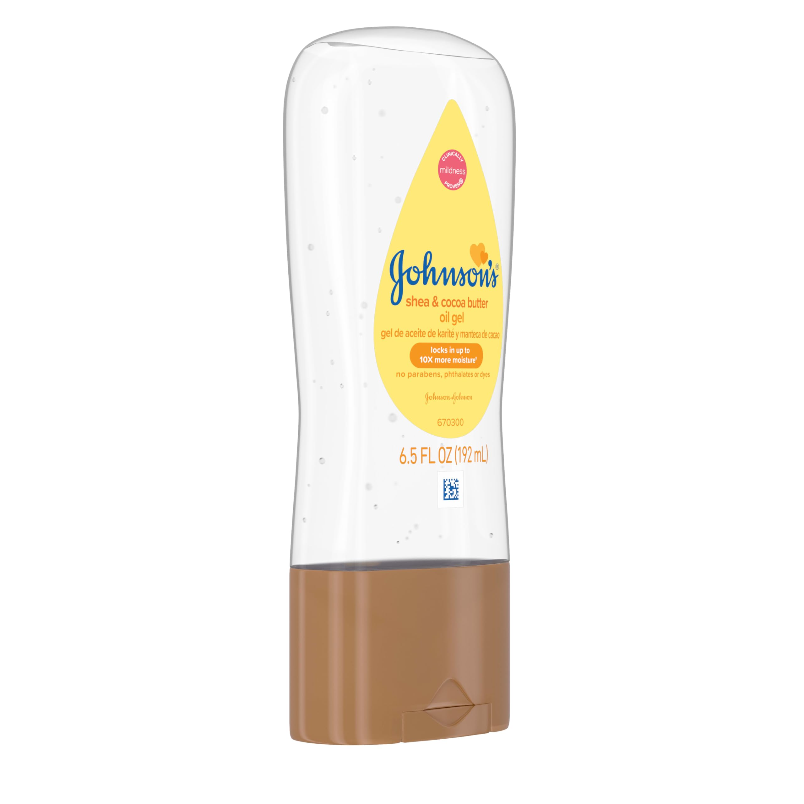 Johnson's Baby Oil, Mineral Oil Enriched with Shea & Cocoa Butter to Prevent Moisture Loss, Hypoallergenic, 20 fl. oz Halalzen