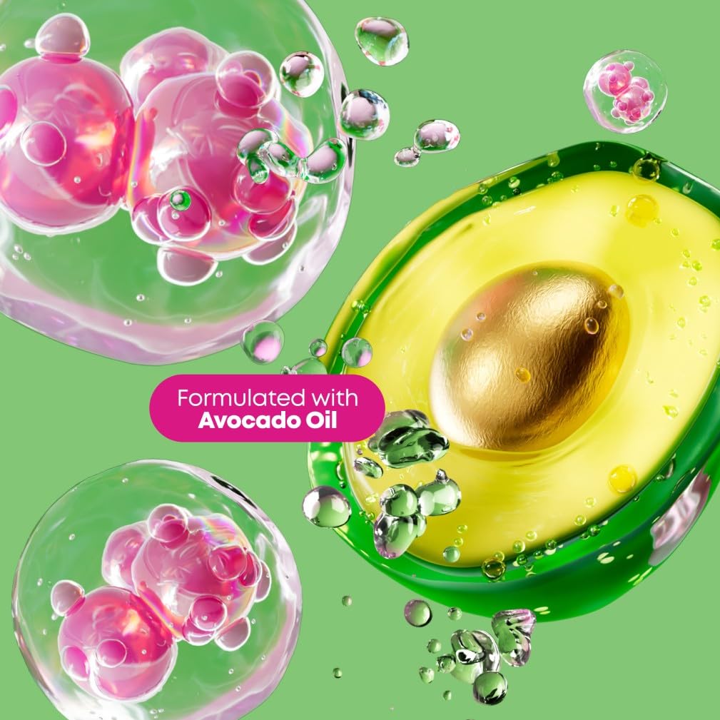 Food For Soft Hair Serum Oil For Dry, Brittle, and All Hair Types - Softens, Smooths, and Adds Shine With Heat Protection, Repairing Leave In With Avocado Oil