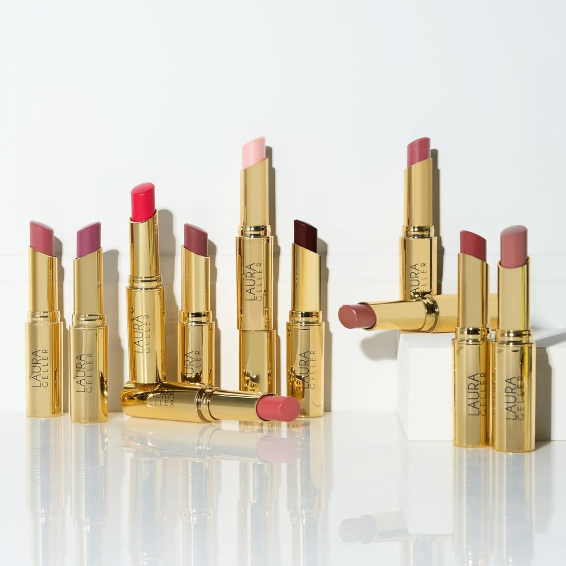LAURA GELLER NEW YORK Jelly Balm Moisturizing Tinted Lip Balm - In the Buff - Hydrating Vitamin E - Semi-Shine Finish Halalzen