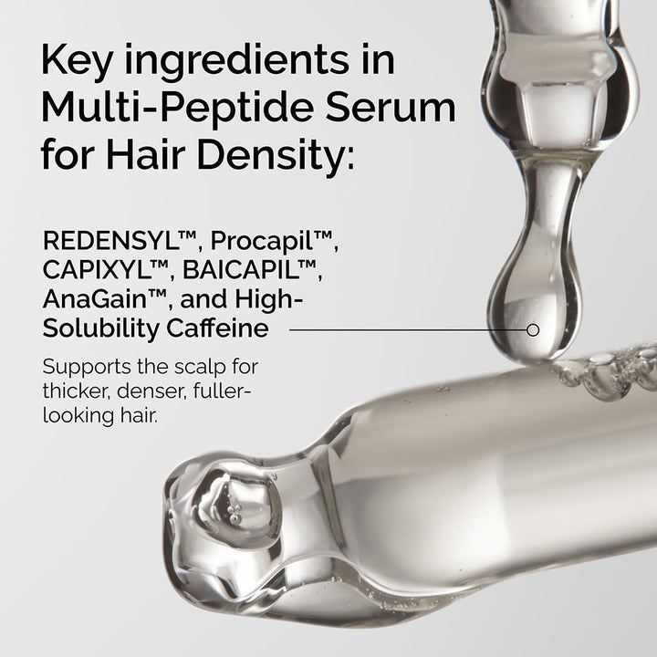 The Ordinary Multi-Peptide Serum for Hair Density and Scalp Support, Peptide-Powered Formula for Thicker, Fuller Looking Hair, 60ml Halalzen