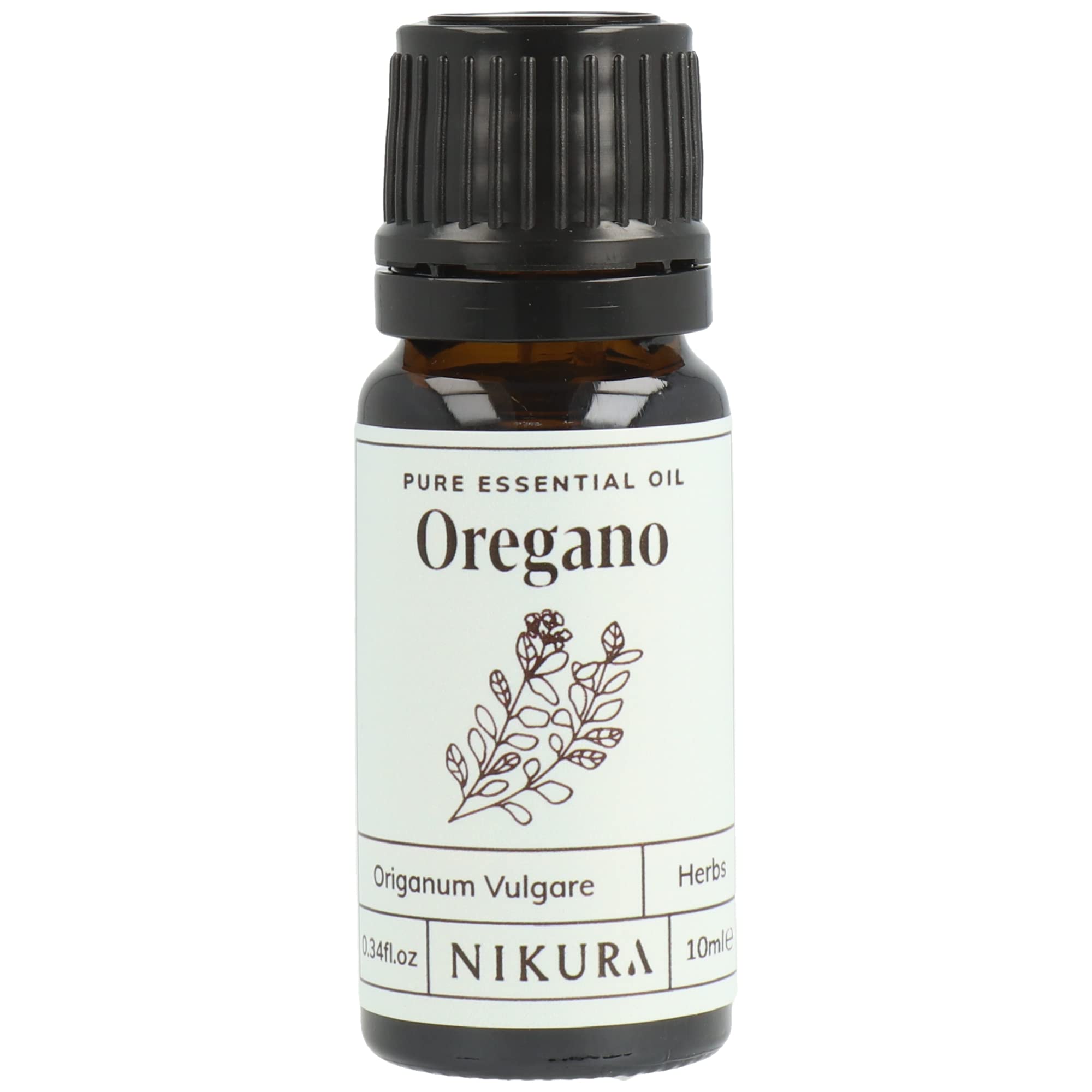Nikura Peppermint Essential Oil - 10ml | Perfect for Repelling Spiders, Rats, Mice, Bugs, Ants | Great for Hair, Headaches Relief, Energy Boost, Skin, Candle Making | Vegan & UK Made