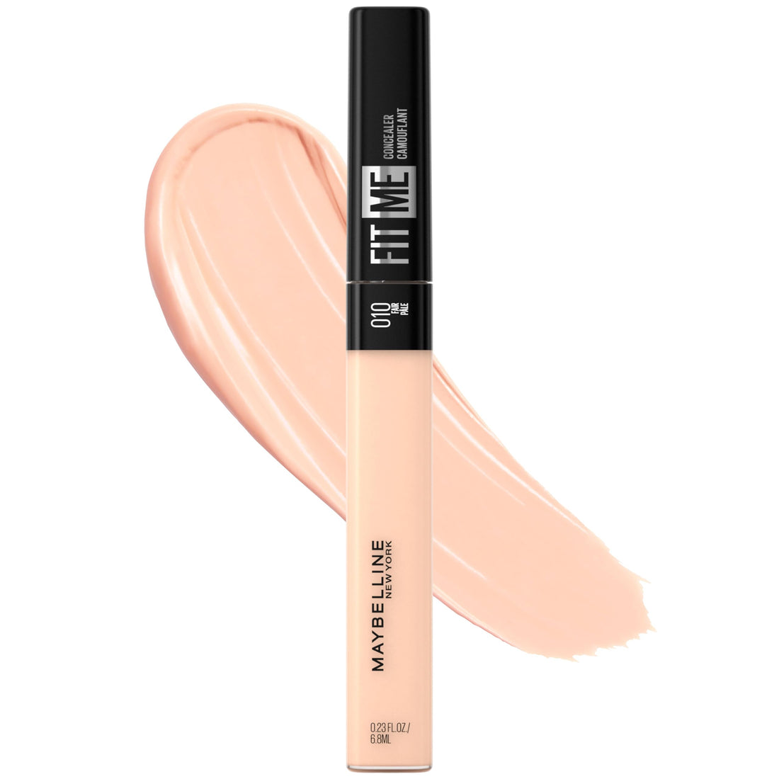 Maybelline Concealer, Fit Me! Full Coverage Concealer for Face, Oil Free, Delivers Even Complexion, Non-Comedogenic, Matte & Poreless Ultra Blendable, Shade: 15 Fair Halalzen