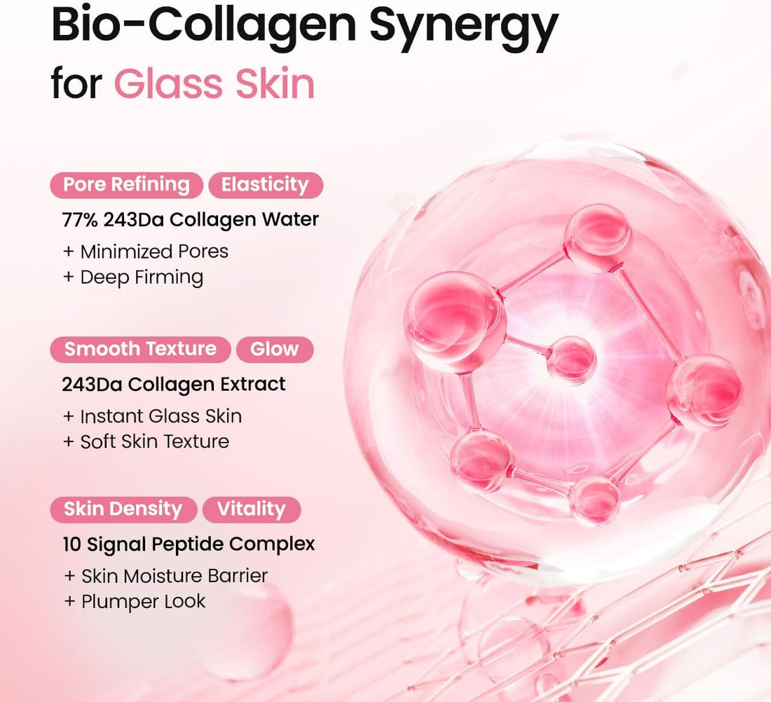 BIODANCE Collagen Peptides Jelly Serum Facial Mist 50ml | Jelly-to-Mist Hydrating Face Mist, Plumping, Anti-Aging Face Spray, Sprayable Hydrogel | 243Da Collagen & 10 Signal Peptides | Korean Skincare