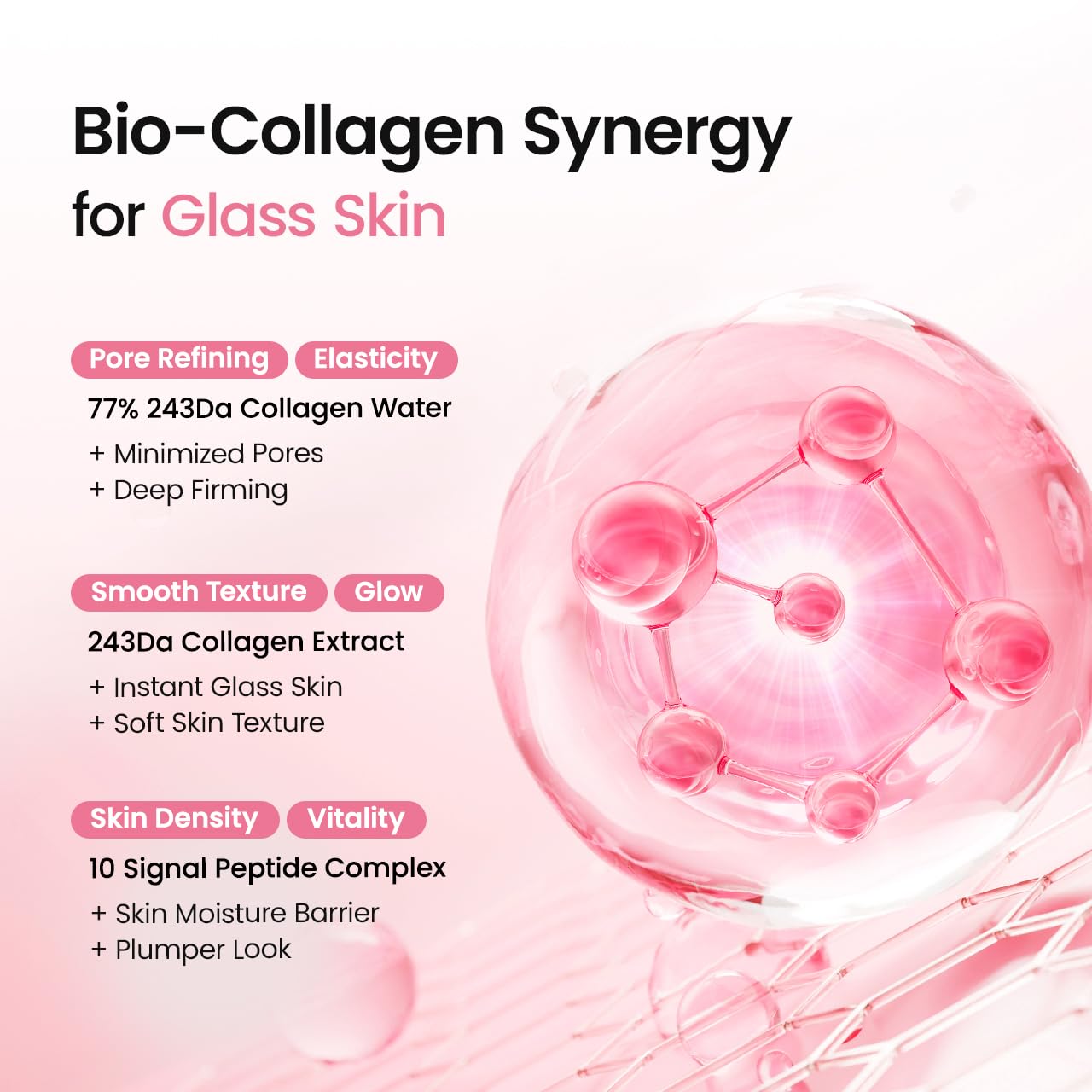 BIODANCE Collagen Peptides Jelly Serum Mist, Hydrating Face Mist, Plumping, Anti-Aging Face Spray, Sprayable Hydrogel, Travel Essentials & Self Care Gifts for Women, Korean Skin Care | 1.69 fl.oz Halalzen