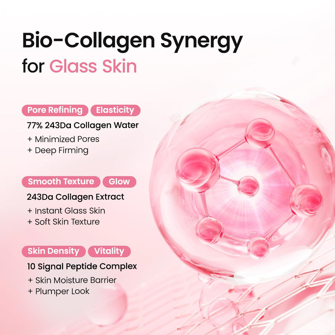 BIODANCE Collagen Peptides Jelly Serum Mist, Hydrating Face Mist, Plumping, Anti-Aging Face Spray, Sprayable Hydrogel, Travel Essentials & Self Care Gifts for Women, Korean Skin Care | 1.69 fl.oz Halalzen