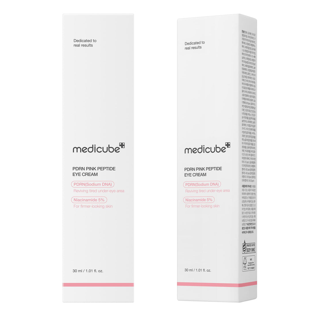 medicube Eye Serum with Salmon DNA PDRN & Pink Peptides | 99% Purity Retinol for Fine Lines | PDRN & Niacinamide for Uneven Skin Tone | Korean Skincare, 1.01 fl.oz Halalzen