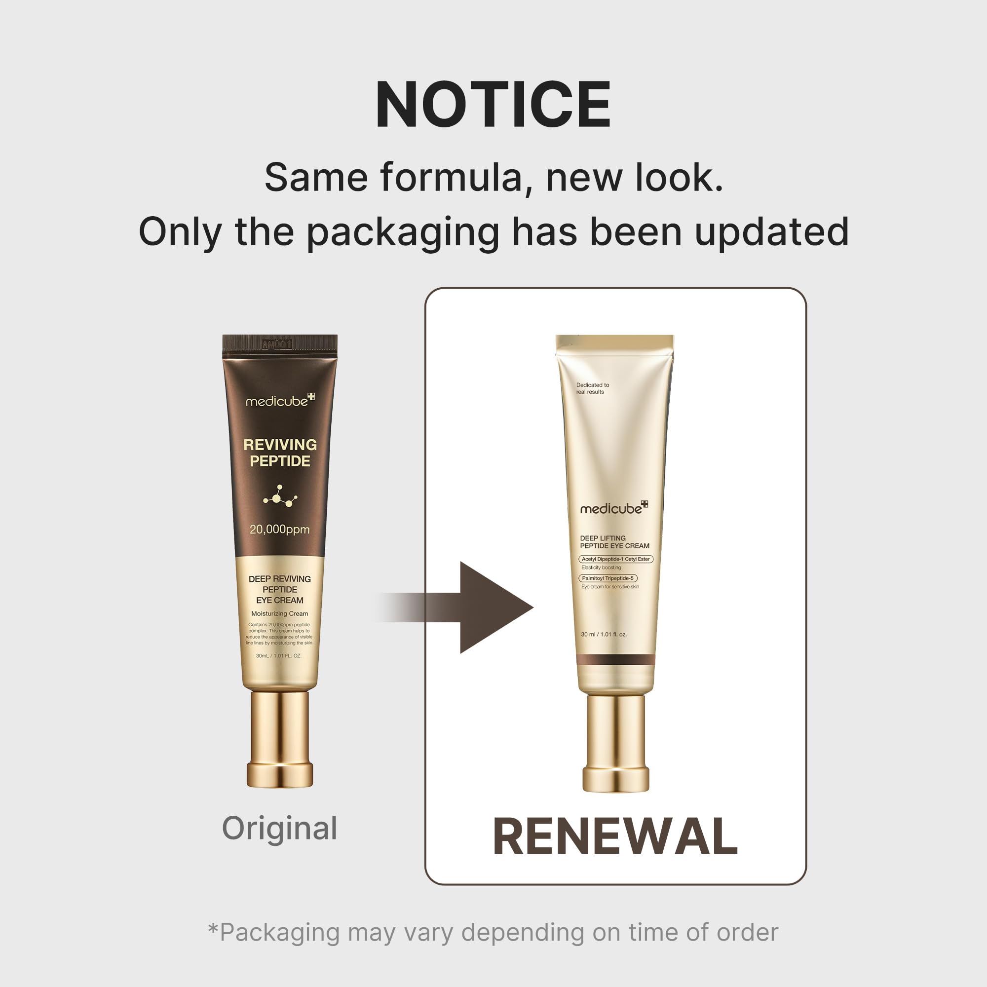 medicube Eye Serum with Salmon DNA PDRN & Pink Peptides | 99% Purity Retinol for Fine Lines | PDRN & Niacinamide for Uneven Skin Tone | Korean Skincare, 1.01 fl.oz Halalzen