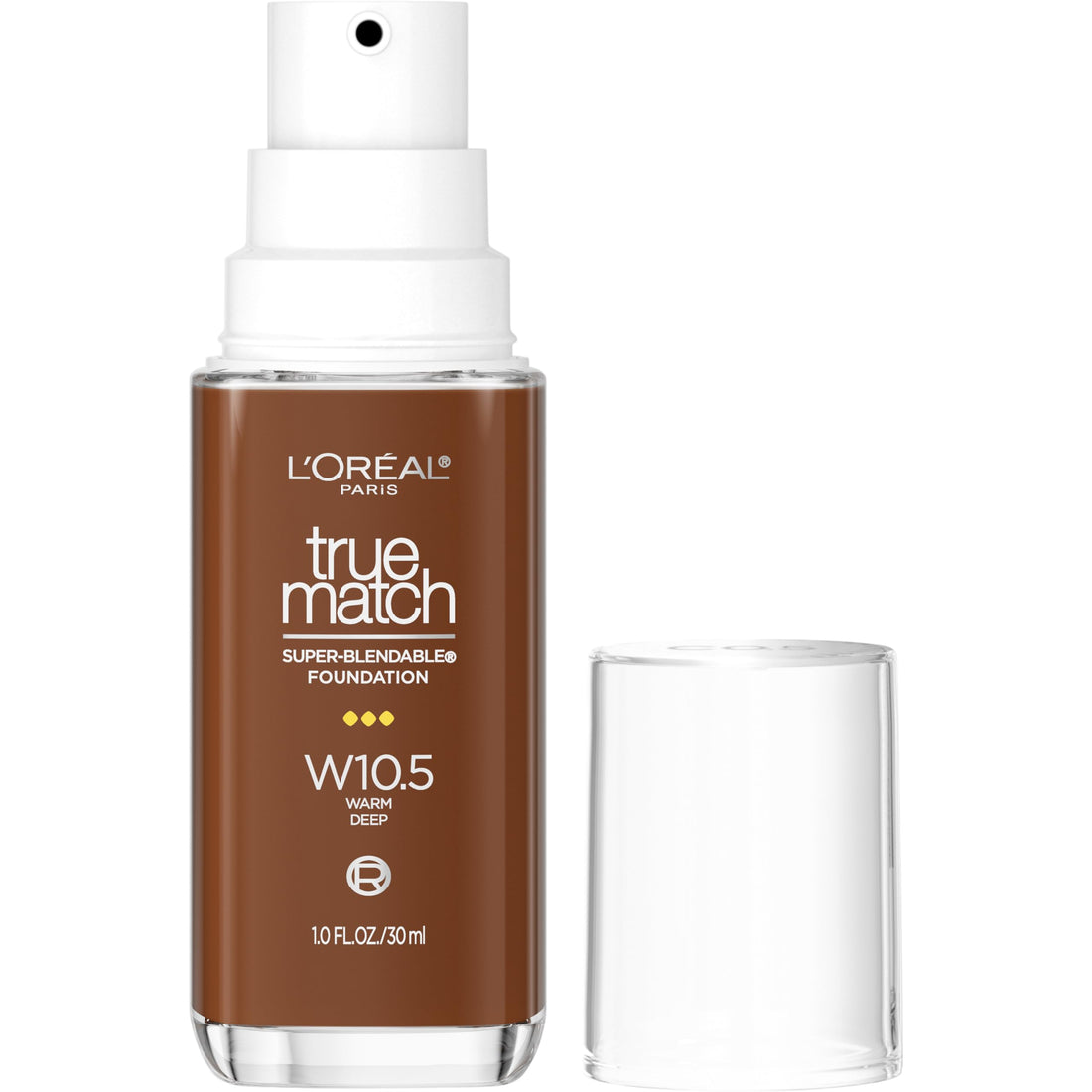 L'Oreal Paris True Match Super-Blendable Foundation, Flüssig-Foundation mit mittlerer Deckkraft, N3, Hell-Mittel, 30 ml