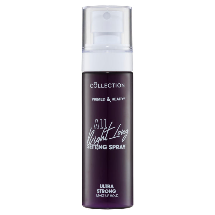 Collection Cosmetics Primed & Ready Dewy Setting Spray, Long Lasting, Hydrating, Dewy Finish, With Added Hyaluronic Acid Halalzen