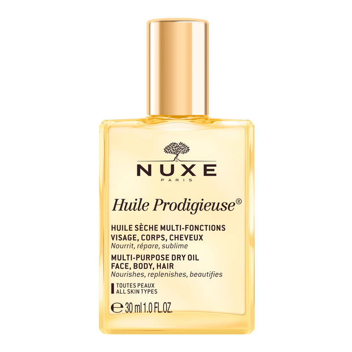 Nuxe Huile Prodigieuse Multi-Purpose Dry Oil for Face, Body and Hair, Iconic Dry Oil, Nourishes, Repairs & Enhances Skin & Hair, Multi-Purpose Vegan Formula Halalzen