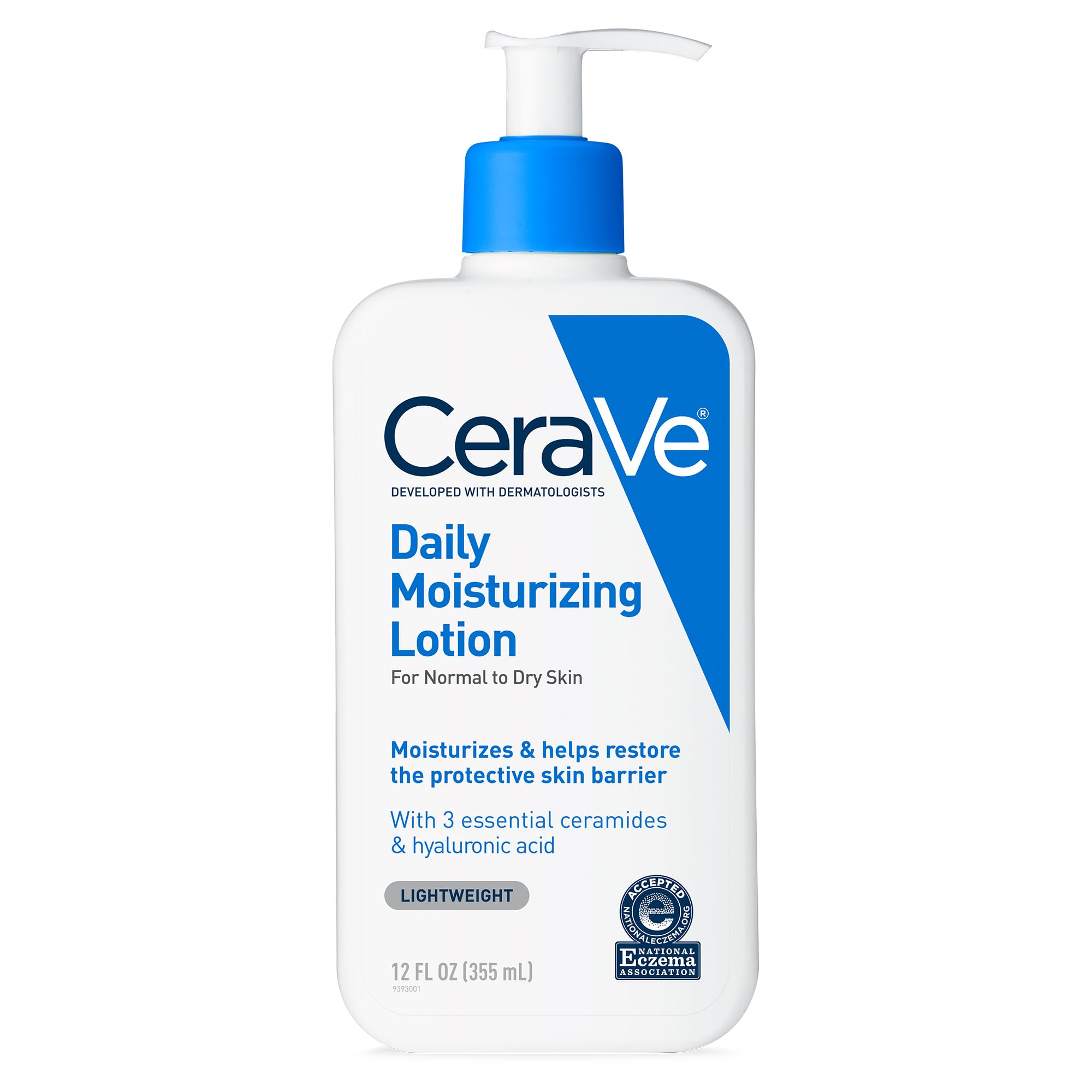 CeraVe Daily Moisturizing Lotion for Dry Skin, Body Lotion & Face Moisturizer with Hyaluronic Acid and Ceramides, Daily Moisturizer, Fragrance Free, Oil-Free, 19 Ounce Halalzen