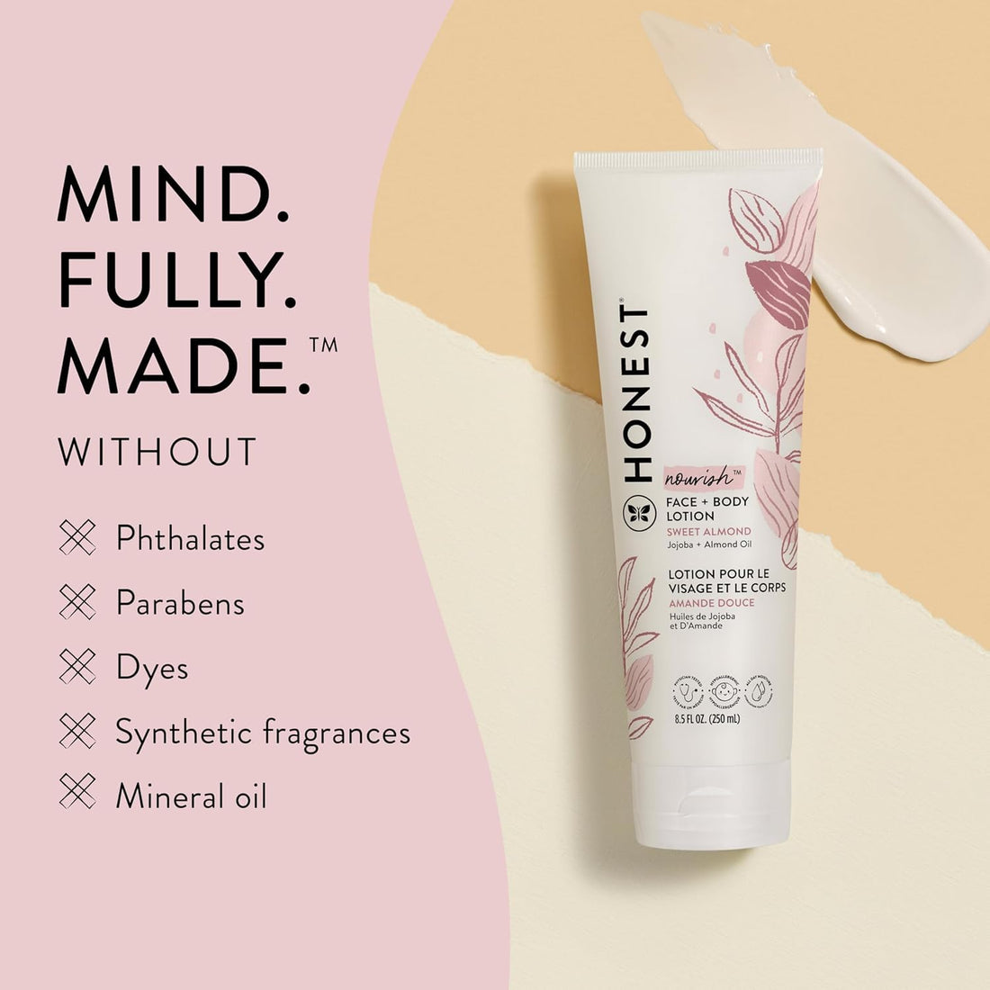 The Honest Company Hydrating Face Body Lotion, Fast Absorbing, Naturally Derived, Hypoallergenic, Lavender Calm, 8.5 fl oz Halalzen