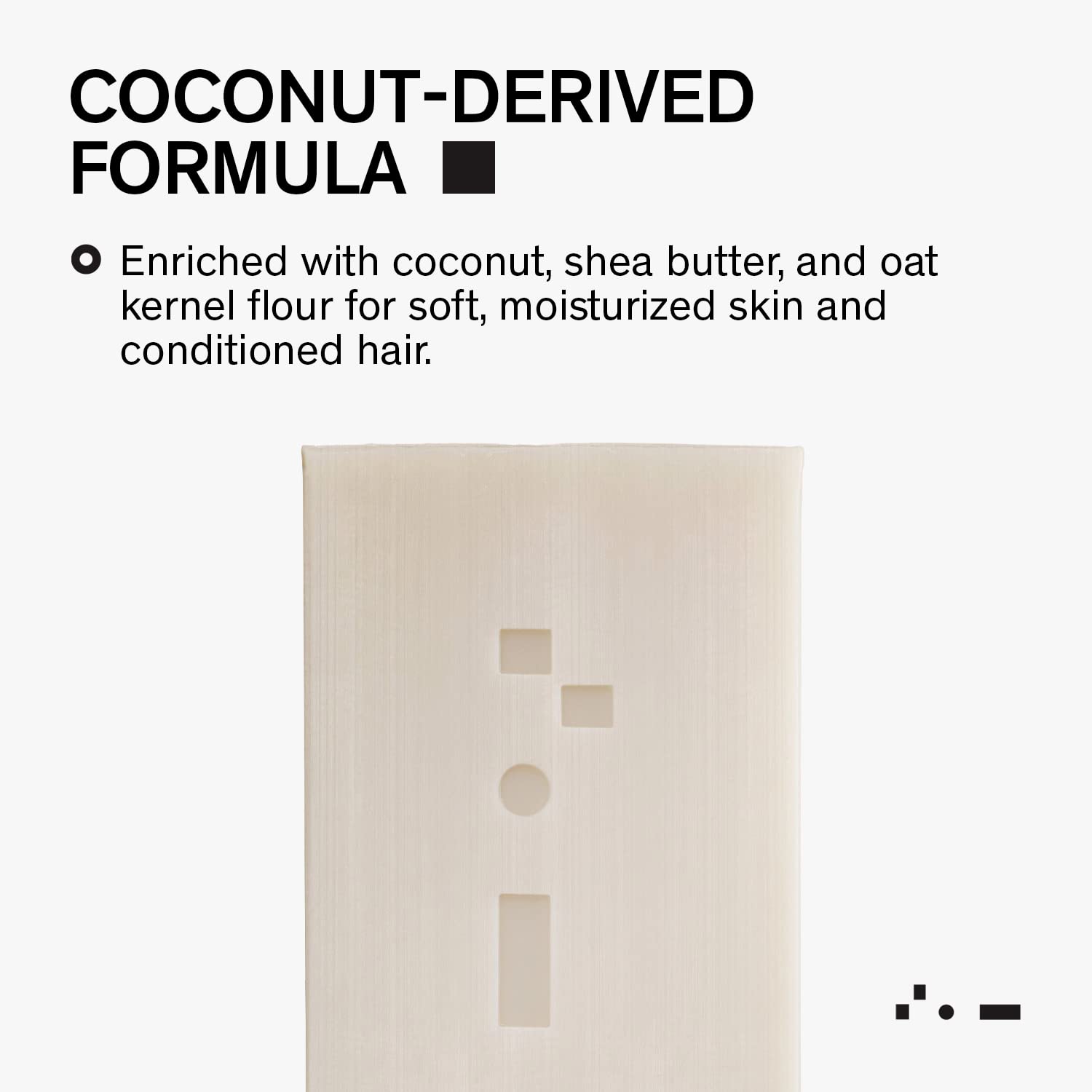Bravo Sierra Pain de Savon Corps et Cheveux Tout-en-Un - Fève Tonka & Citron, 200 g - Noix de Coco, Beurre de Karité et Farine d'Avoine pour une Peau Douce et des Cheveux Sains