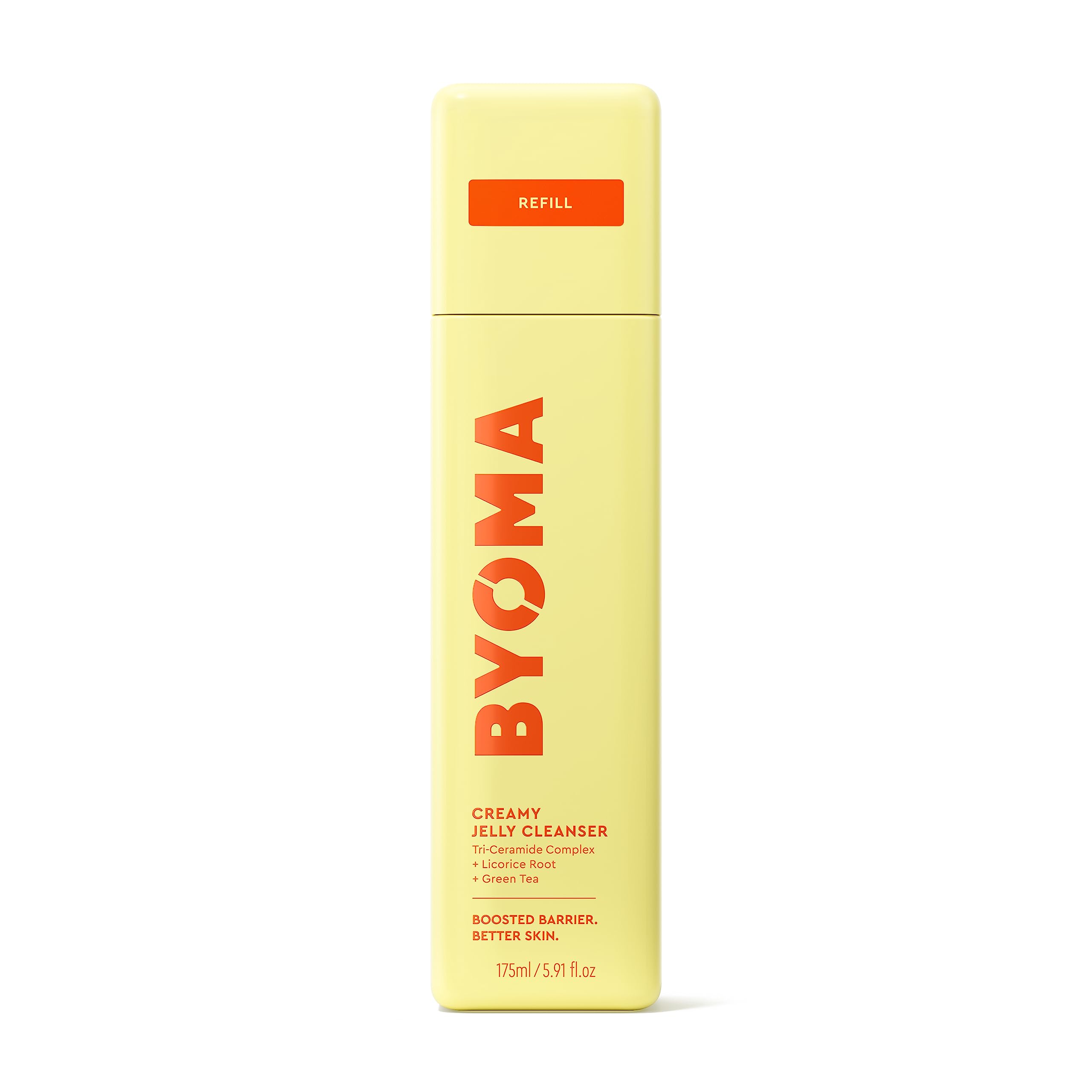 BYOMA Creamy Jelly Cleanser (175ml) Hydrating Facial Cleanser for Skin Barrier Repair -Tri-Ceramide Face Wash for All Skin Types - Gently Removes Makeup and Excess Oil