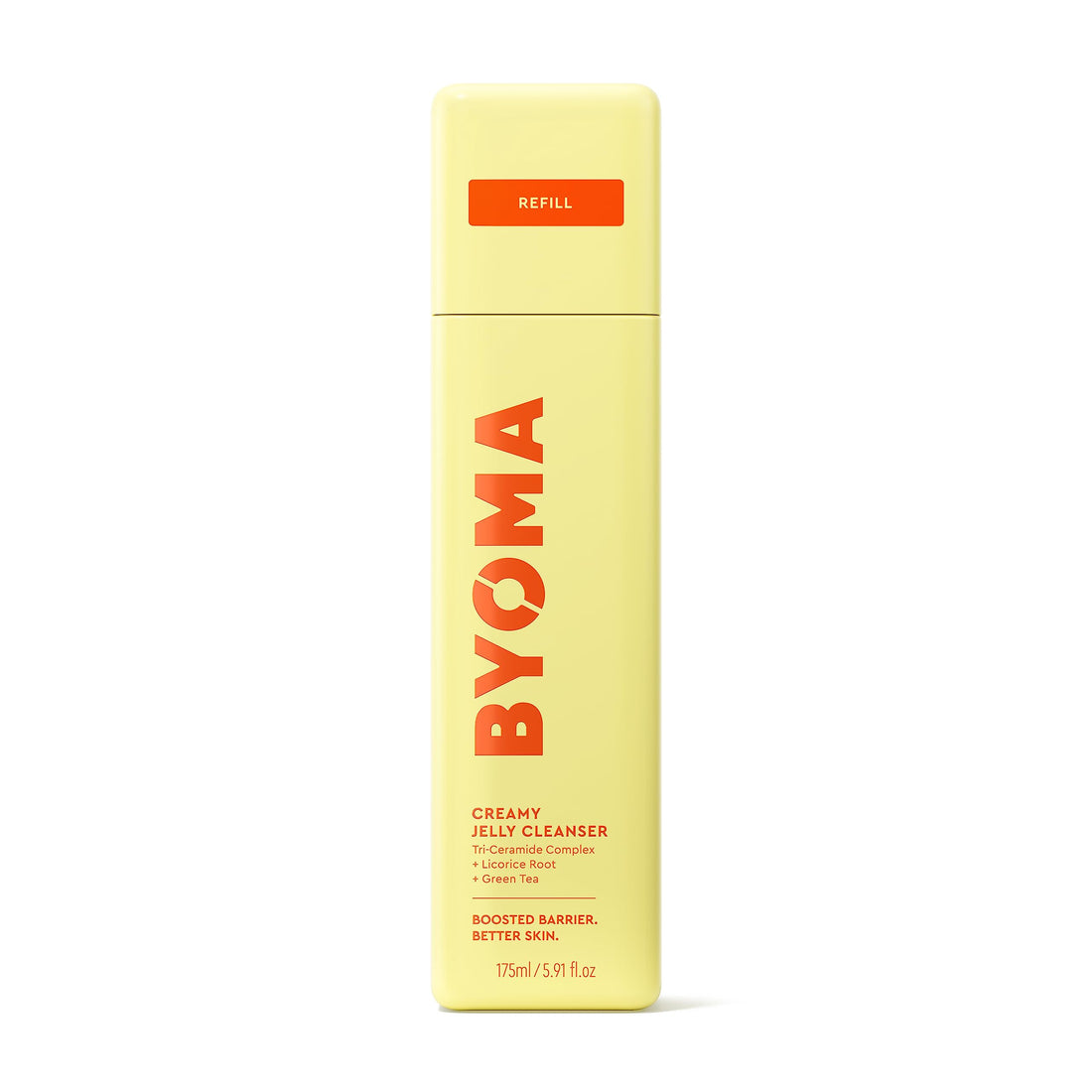 BYOMA Creamy Jelly Cleanser (175ml) Hydrating Facial Cleanser for Skin Barrier Repair -Tri-Ceramide Face Wash for All Skin Types - Gently Removes Makeup and Excess Oil