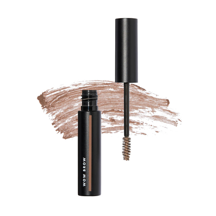 e.l.f. Wow Brow Gel, Volumizing, Buildable, Wax-Gel Hybrid, Creates Full, Voluminous-Looking Brows, Locks Brow Hairs In Place, Taupe, Fiber-Infused 3.5g Halalzen
