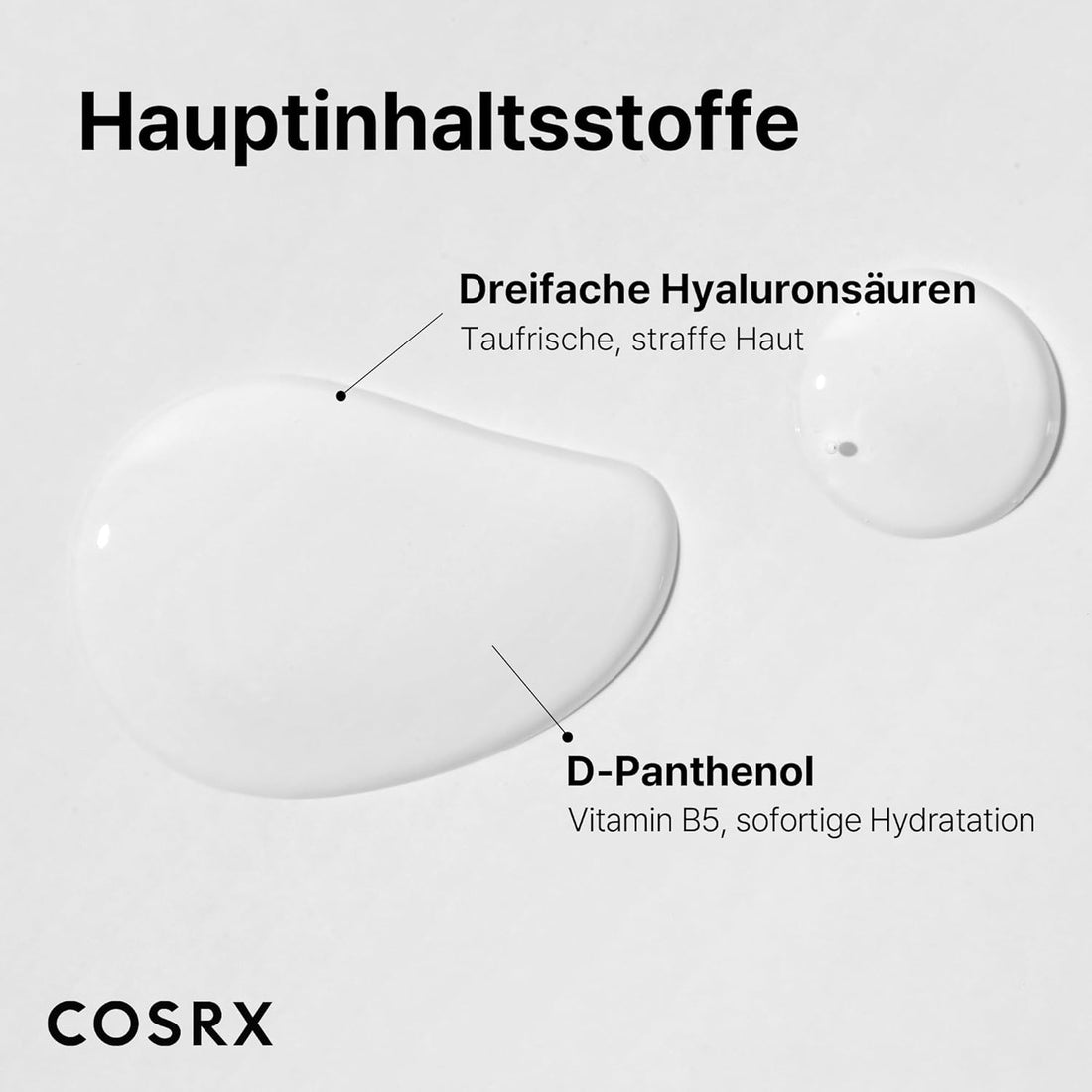 COSRX Hydrium Triple Hyaluronic Moisture Ampoule, 40ml | Hyaluronic Acid Viscous Serum | Korean Skin Care, Vegan, Cruelty Free, Paraben Free, CPNP Registered