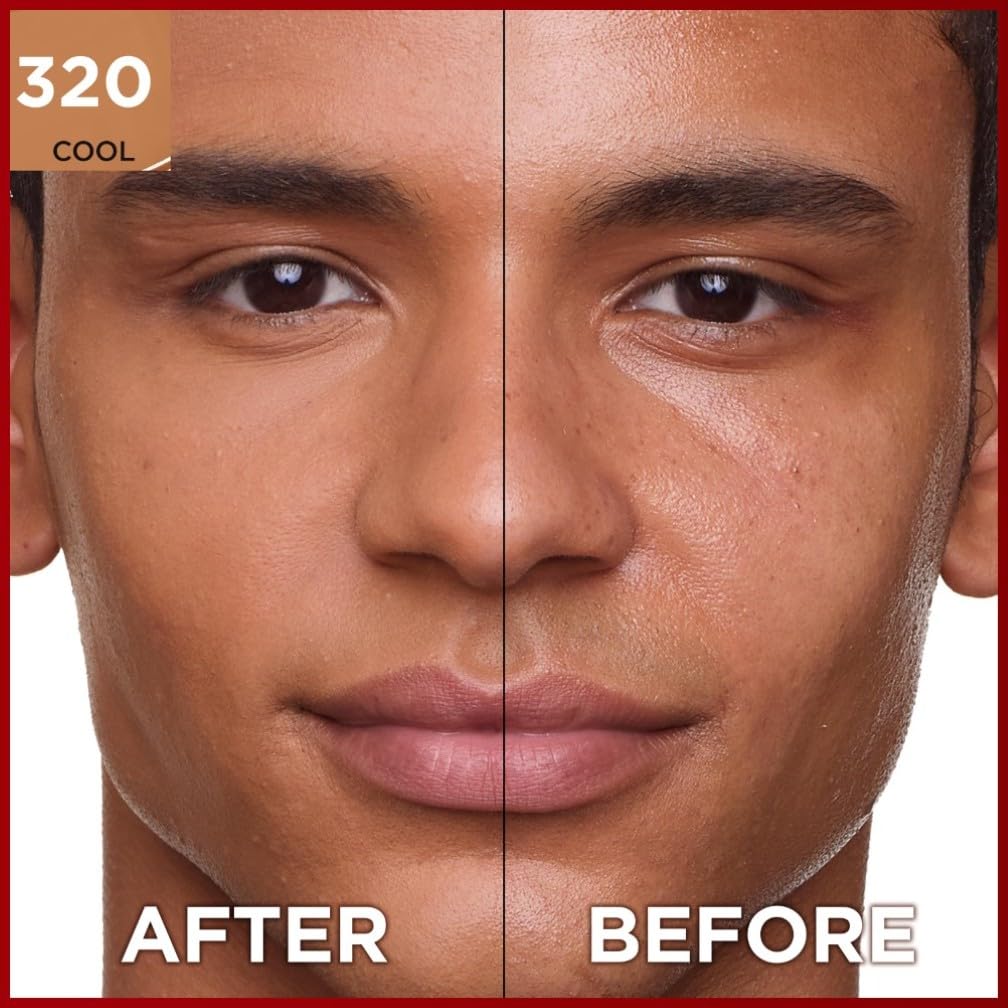 L'Oreal Paris Cover Liquid Foundation, With 4% Niacinamide, Long Lasting, Natural Finish, Available in 20 Shades, SPF 25, Infallible 32H Matte Cover, Shade 110, 30ml Halalzen