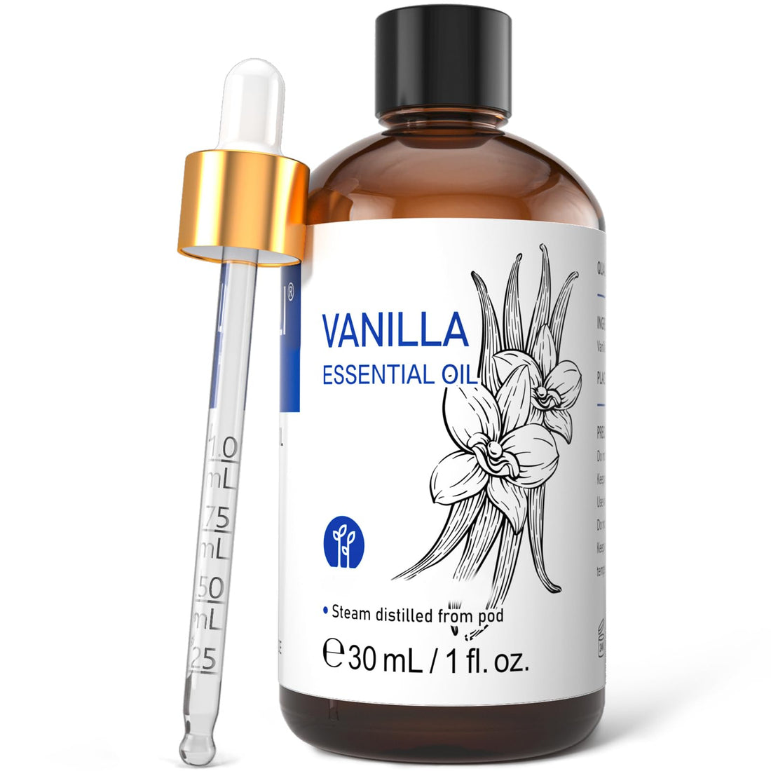HIQILI 100ml Lavender Essential Oil Pure, 100% Natural Therapeutic Grade for Aromatherapy Diffuser, Skin Care, Hair, Includes Premium Quality Glass Dropper