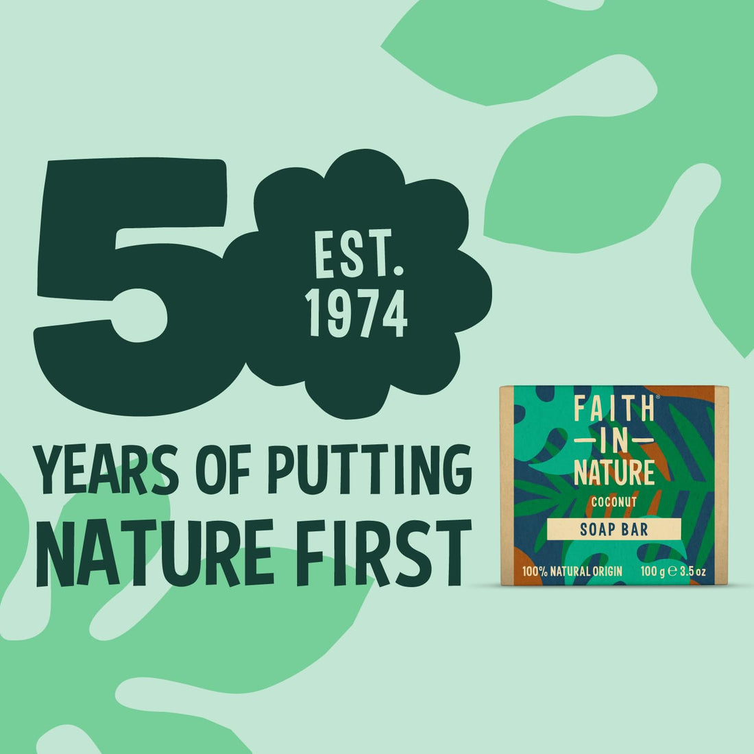 Faith In Nature Natural Coconut Hand Soap Bar, Hydrating, Vegan & Cruelty Free, No SLS or Parabens, 100g Halalzen