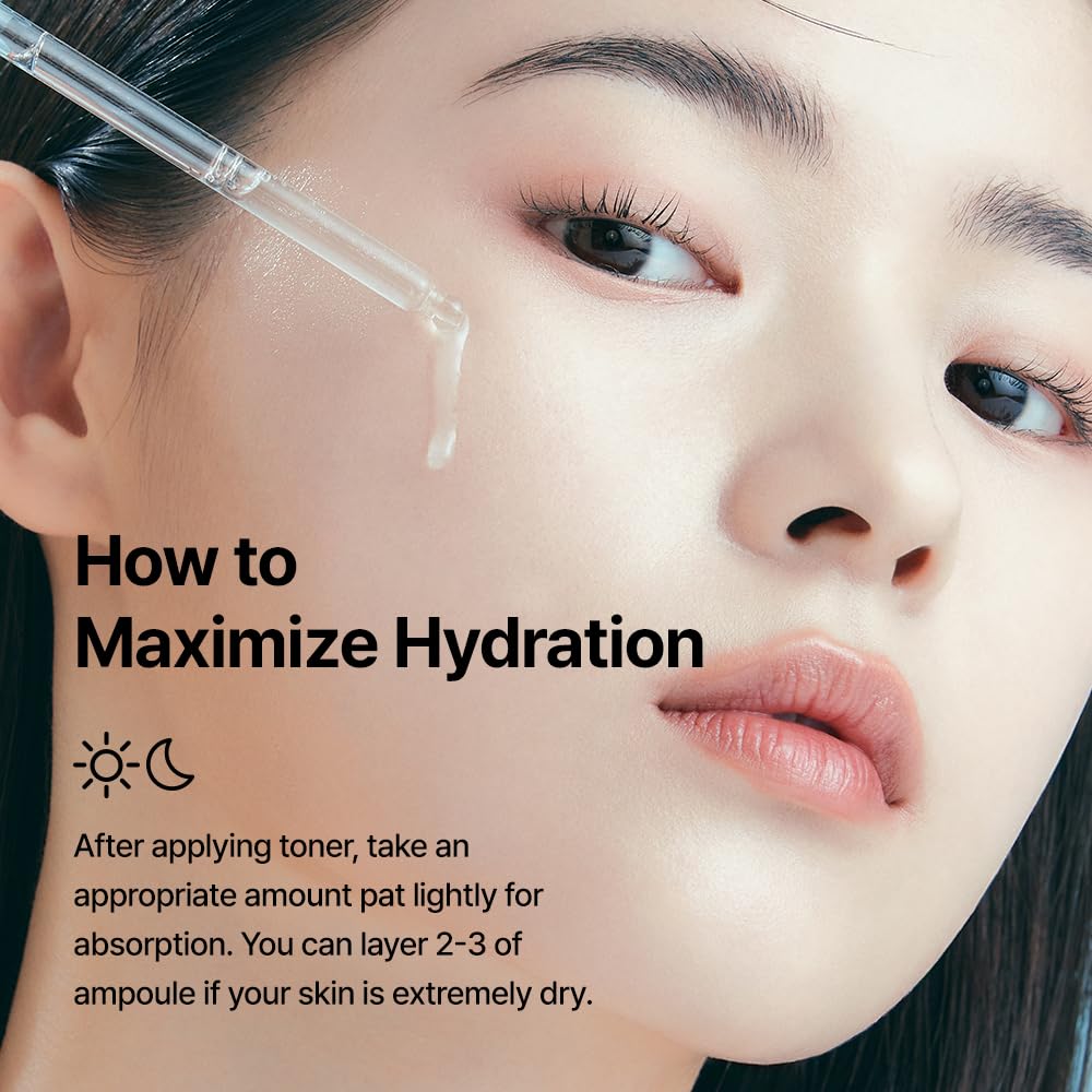 WELLAGE Real Hyaluronic Blue Ampoule 100, Korean Hydrating Serum for Face, Fragrance Free Hyaluronic Acid Deep Moisturizing Serum with Panthenol, PDRN for Sensitive Dry Skin Moisturizer, 2.54 Fl Oz_R Halalzen